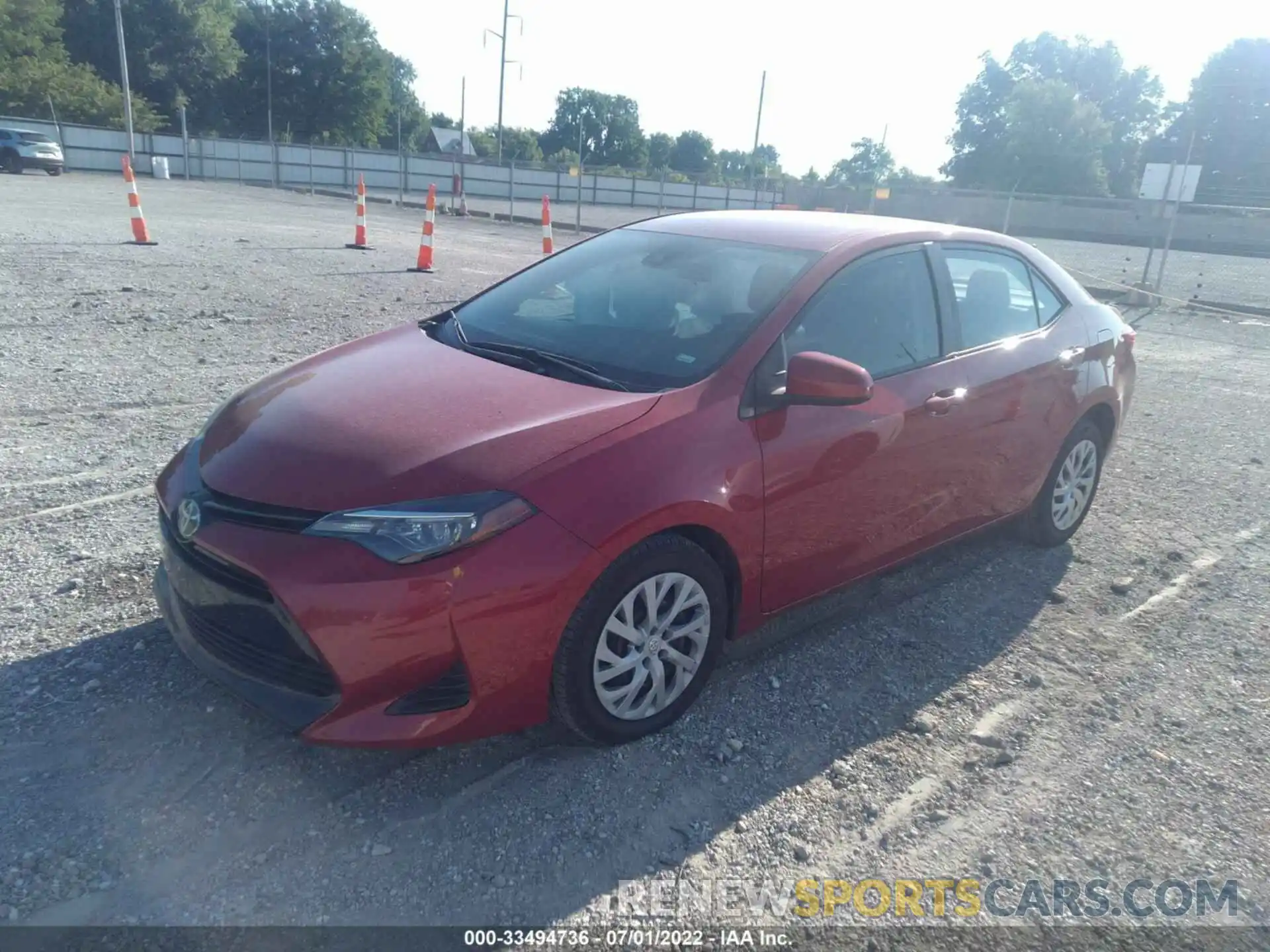 2 Photograph of a damaged car 2T1BURHE3KC236166 TOYOTA COROLLA 2019