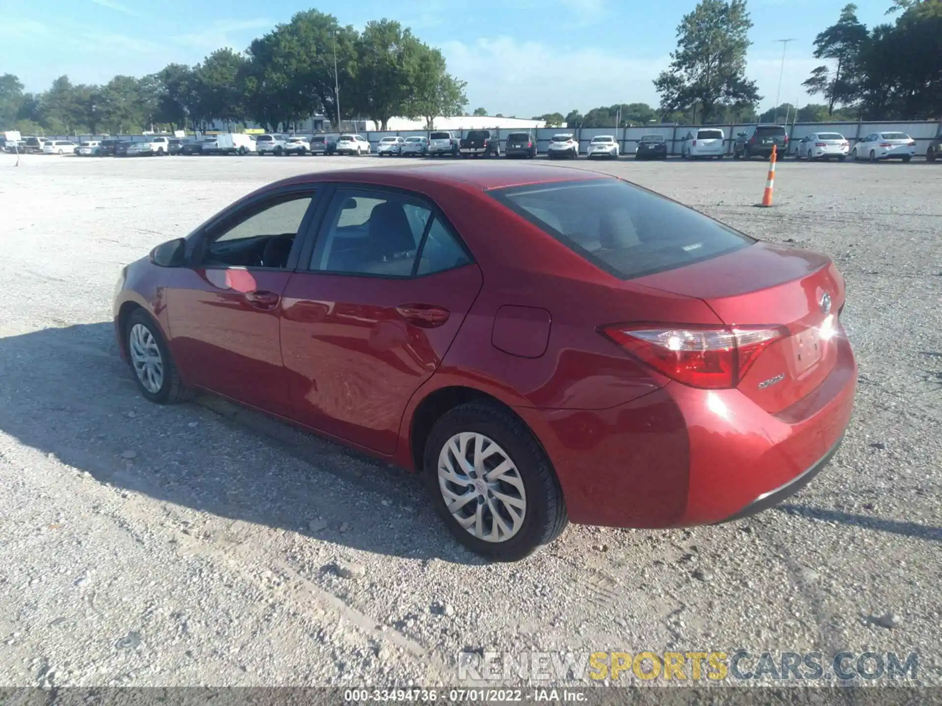 3 Photograph of a damaged car 2T1BURHE3KC236166 TOYOTA COROLLA 2019