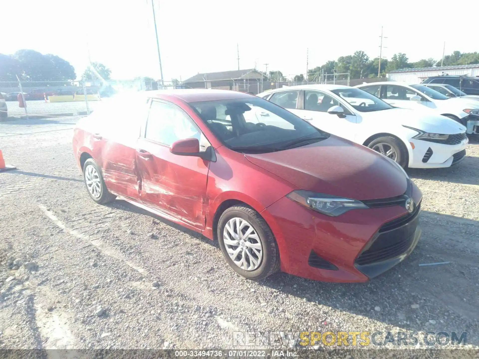 6 Photograph of a damaged car 2T1BURHE3KC236166 TOYOTA COROLLA 2019