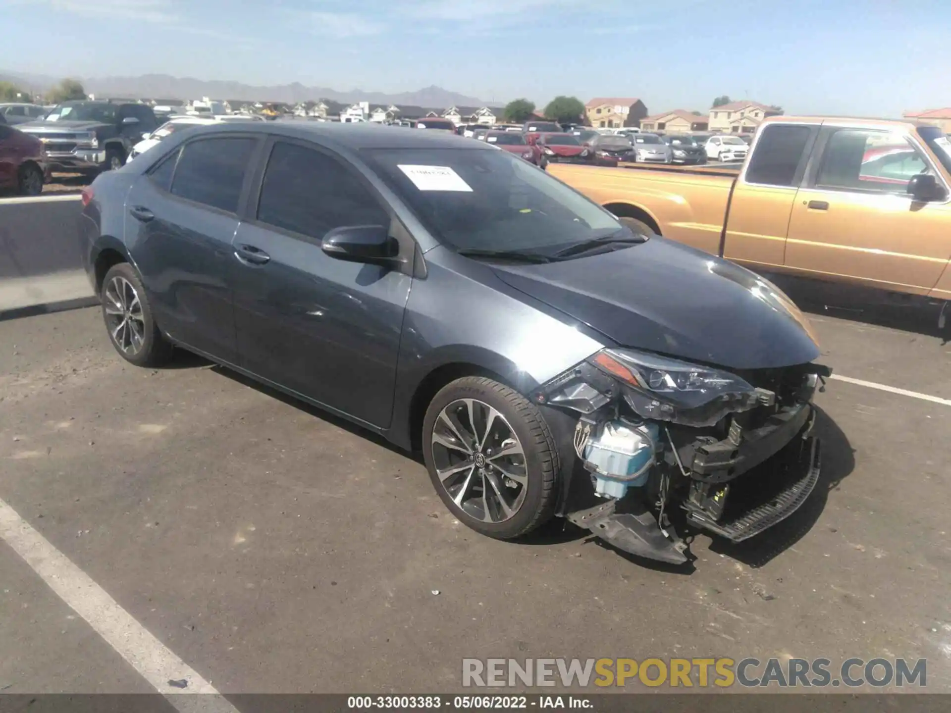 1 Photograph of a damaged car 2T1BURHE3KC236250 TOYOTA COROLLA 2019