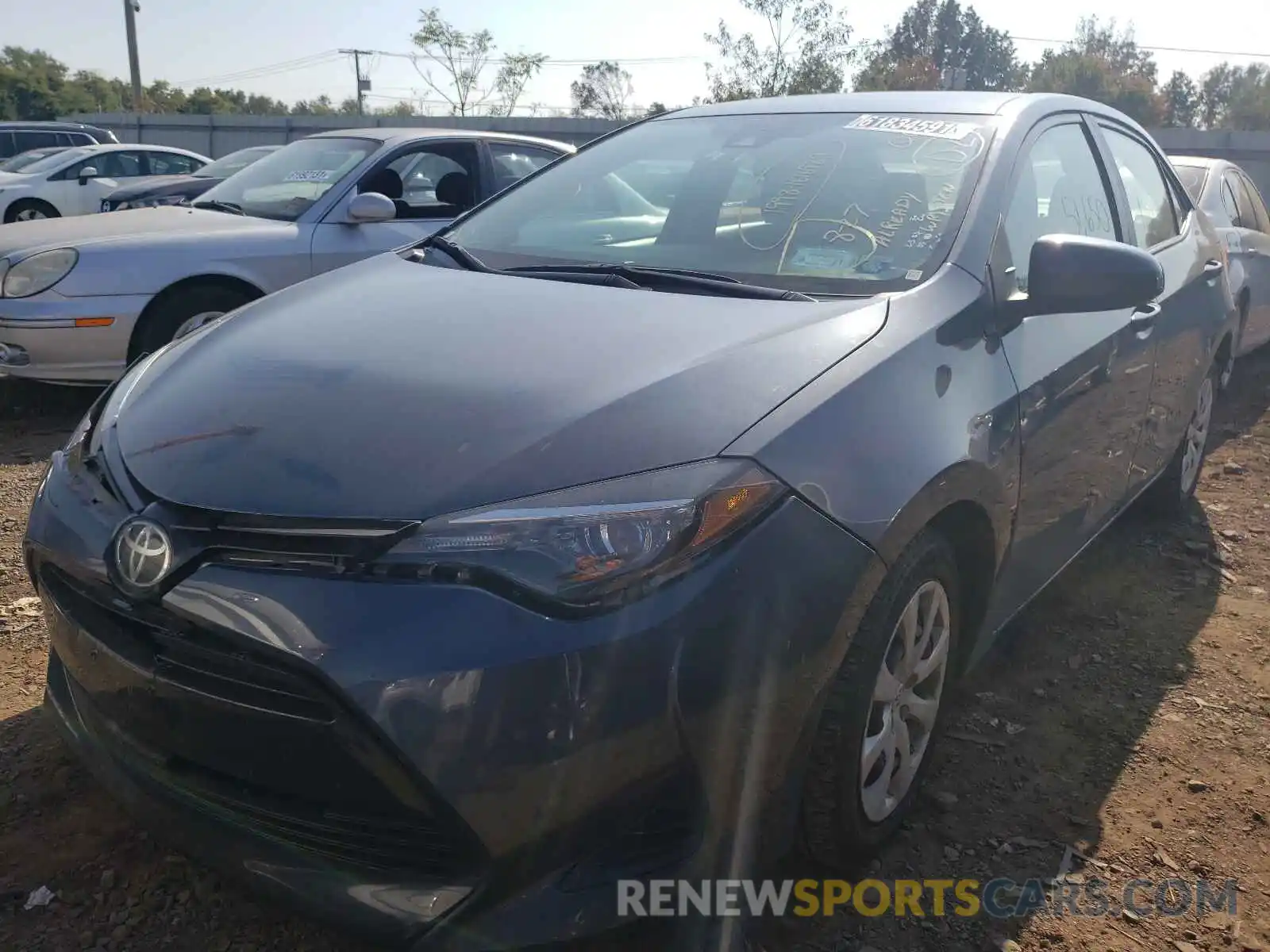 2 Photograph of a damaged car 2T1BURHE3KC236460 TOYOTA COROLLA 2019