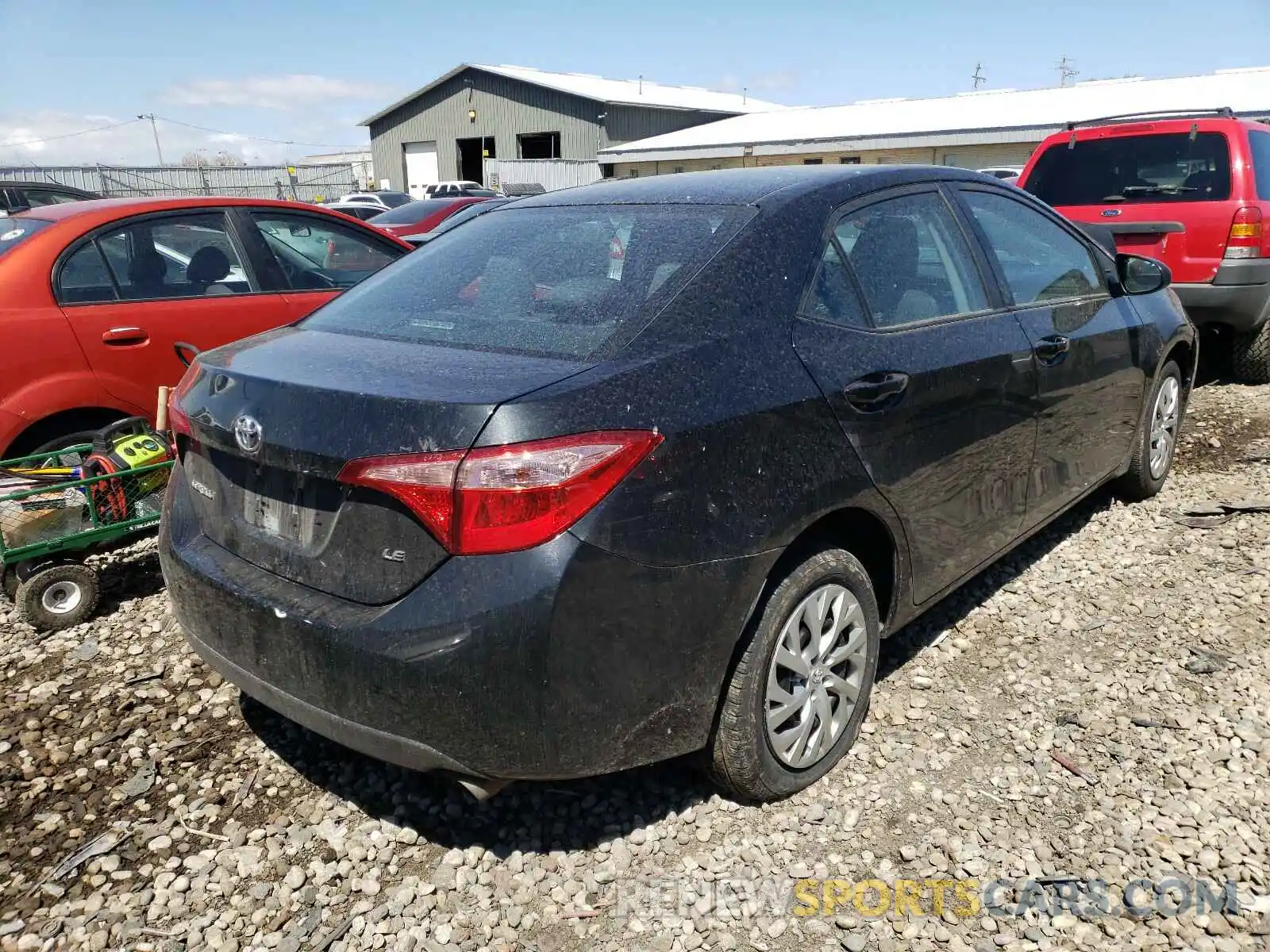 4 Фотография поврежденного автомобиля 2T1BURHE3KC236491 TOYOTA COROLLA 2019