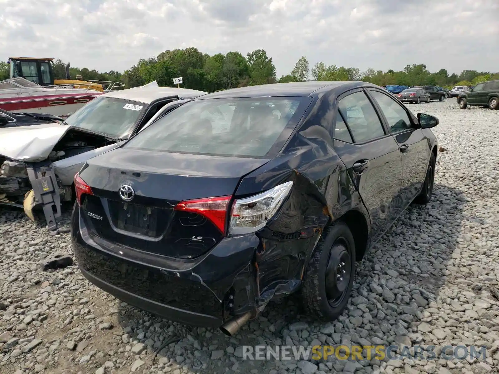 4 Photograph of a damaged car 2T1BURHE3KC236541 TOYOTA COROLLA 2019