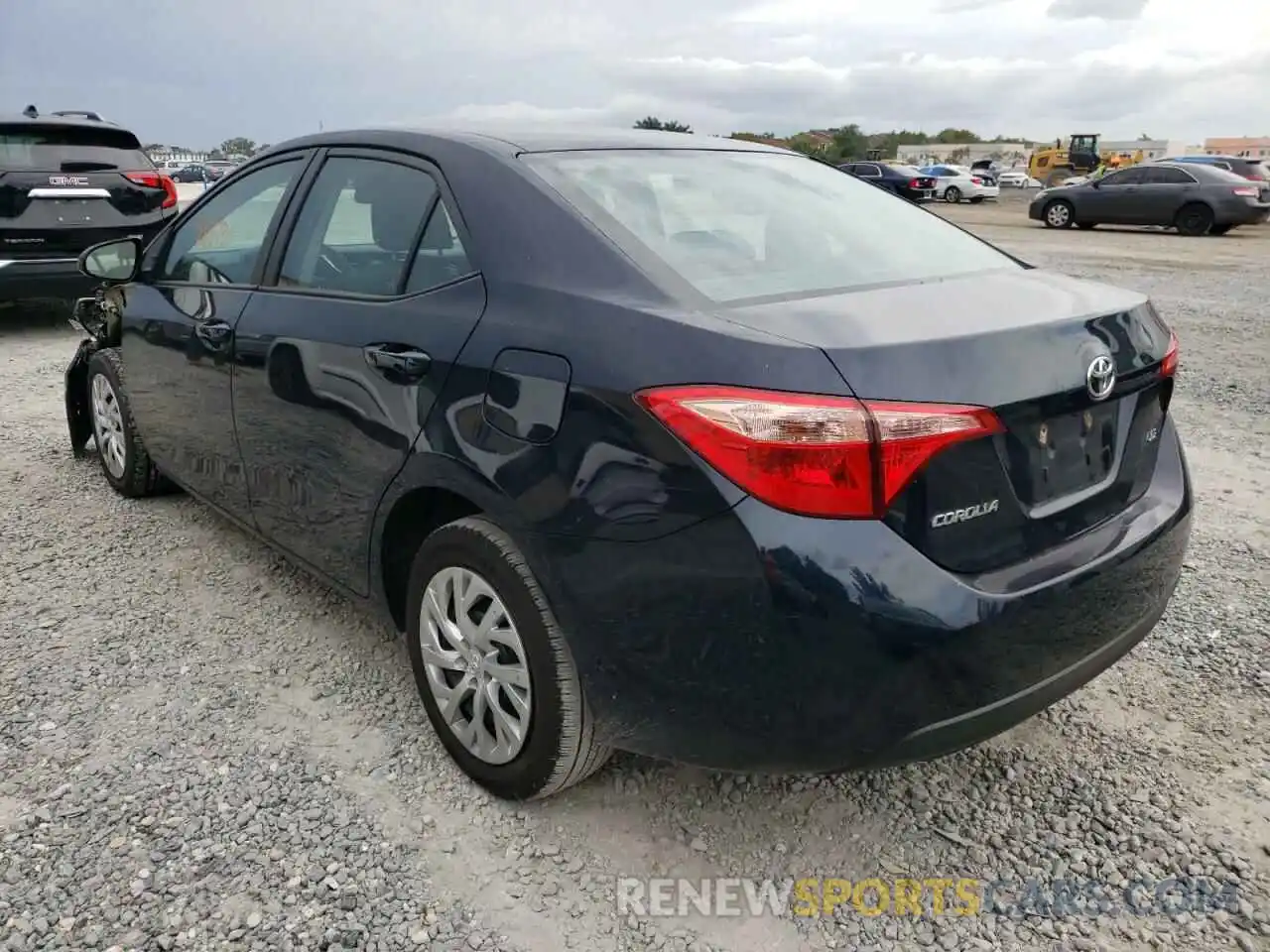 3 Photograph of a damaged car 2T1BURHE3KC237219 TOYOTA COROLLA 2019