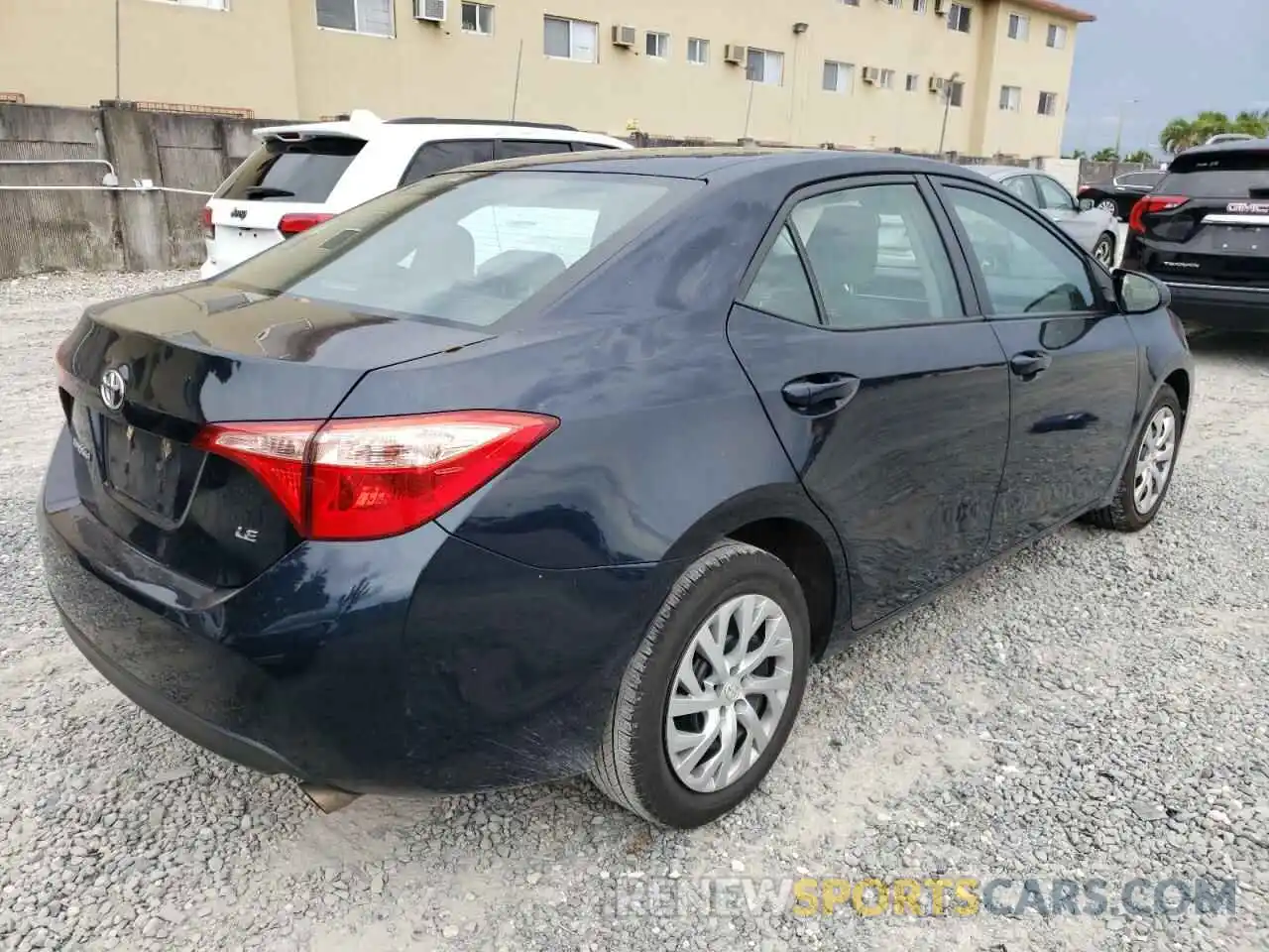 4 Фотография поврежденного автомобиля 2T1BURHE3KC237219 TOYOTA COROLLA 2019