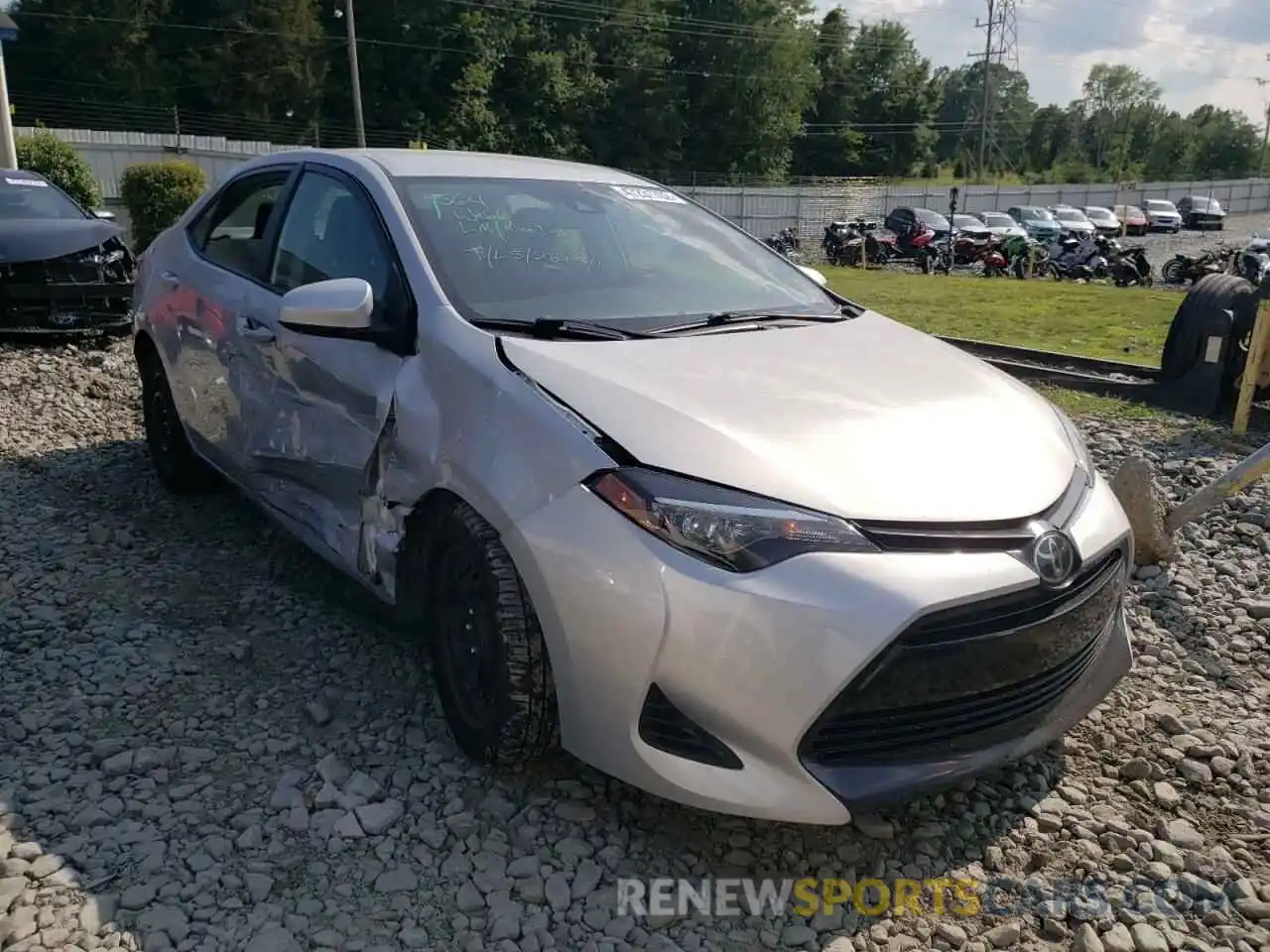 1 Photograph of a damaged car 2T1BURHE3KC237611 TOYOTA COROLLA 2019