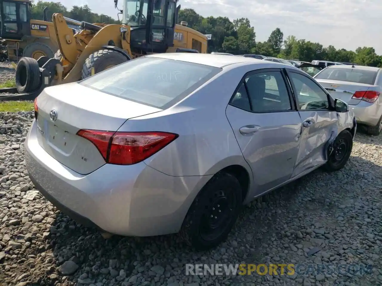 4 Photograph of a damaged car 2T1BURHE3KC237611 TOYOTA COROLLA 2019