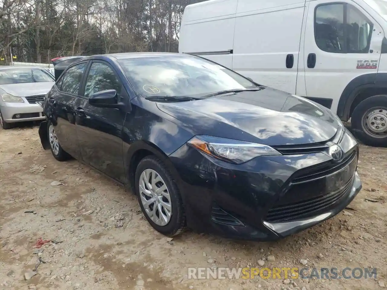 1 Photograph of a damaged car 2T1BURHE3KC237950 TOYOTA COROLLA 2019