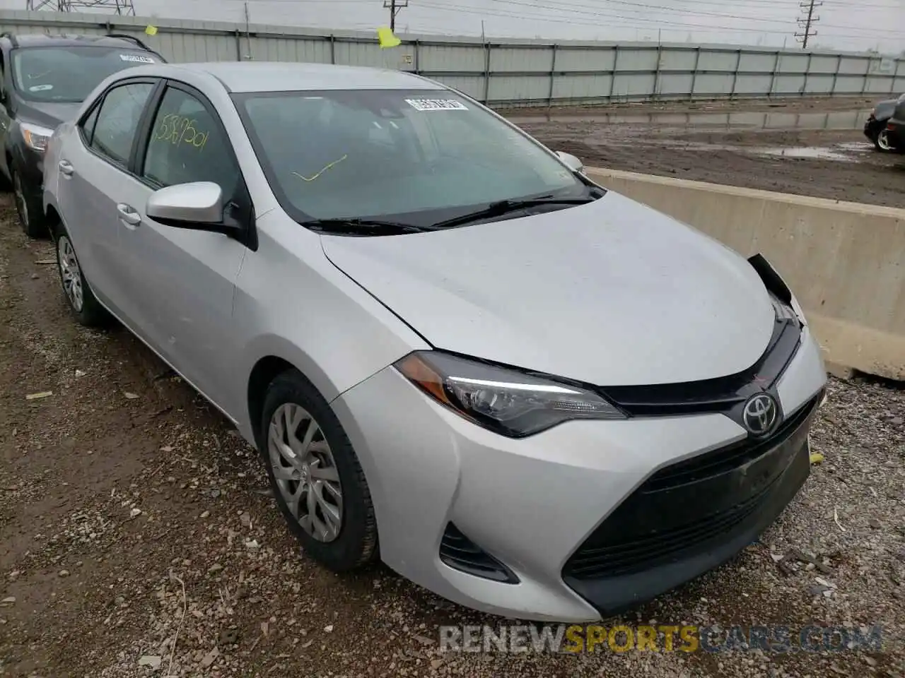 1 Photograph of a damaged car 2T1BURHE3KC237978 TOYOTA COROLLA 2019