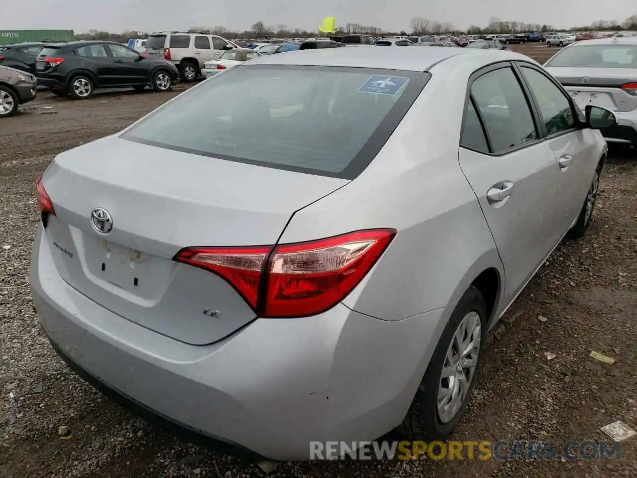 4 Photograph of a damaged car 2T1BURHE3KC237978 TOYOTA COROLLA 2019