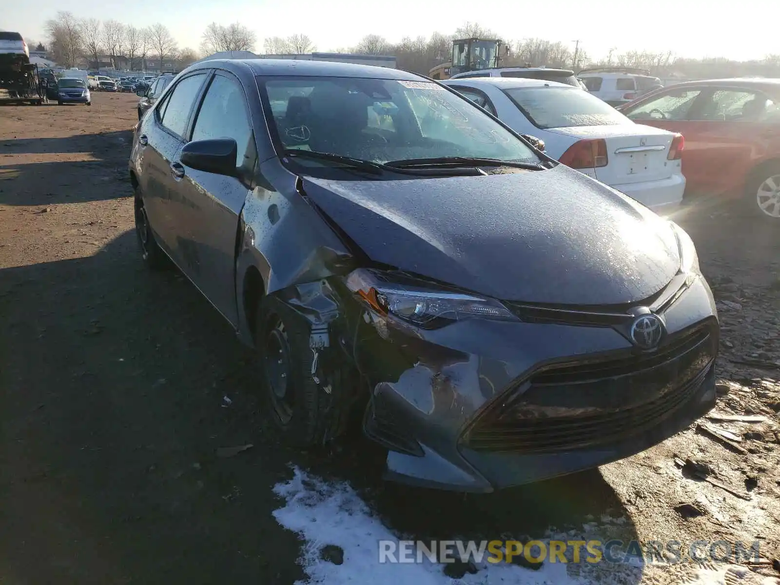 1 Photograph of a damaged car 2T1BURHE3KC237981 TOYOTA COROLLA 2019