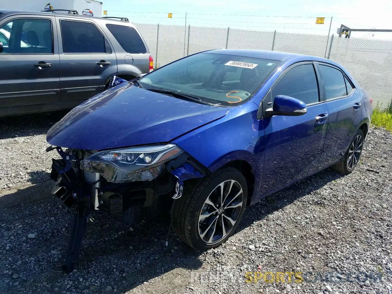 2 Photograph of a damaged car 2T1BURHE3KC238094 TOYOTA COROLLA 2019