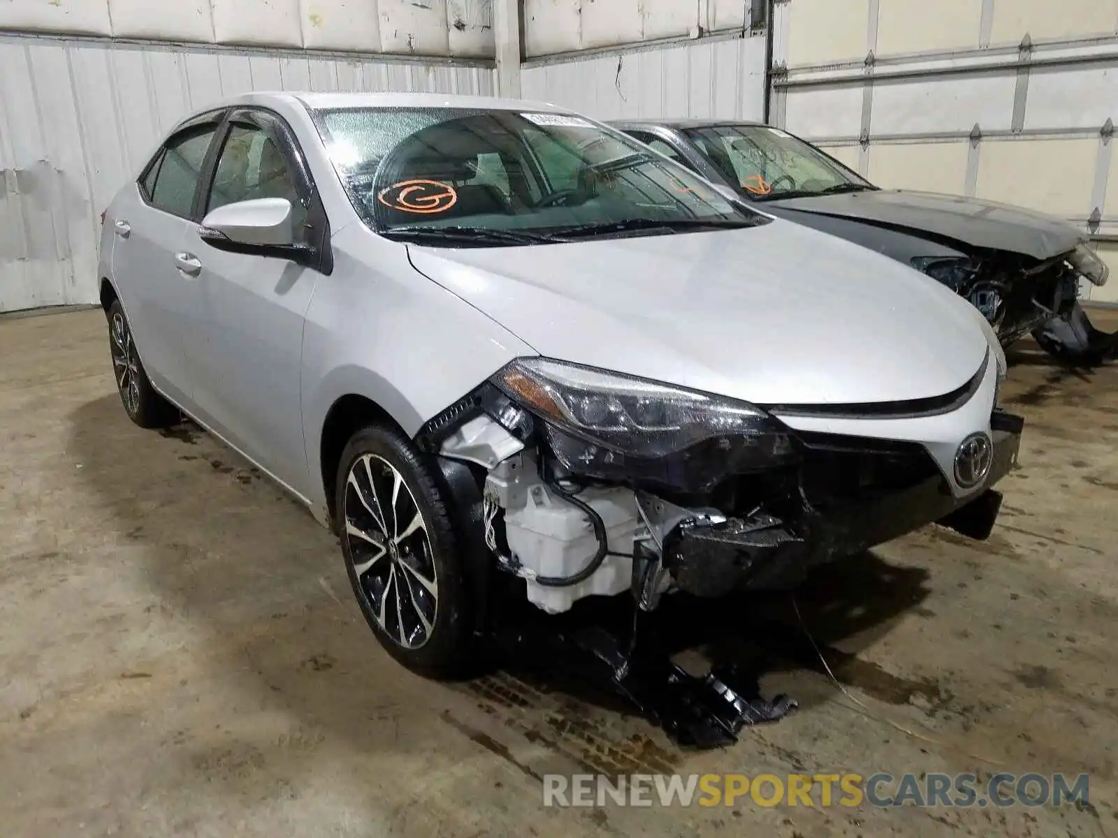 1 Photograph of a damaged car 2T1BURHE3KC238113 TOYOTA COROLLA 2019