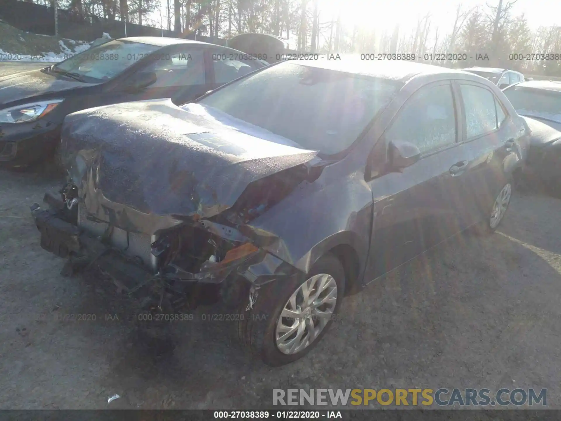 2 Photograph of a damaged car 2T1BURHE3KC238144 TOYOTA COROLLA 2019