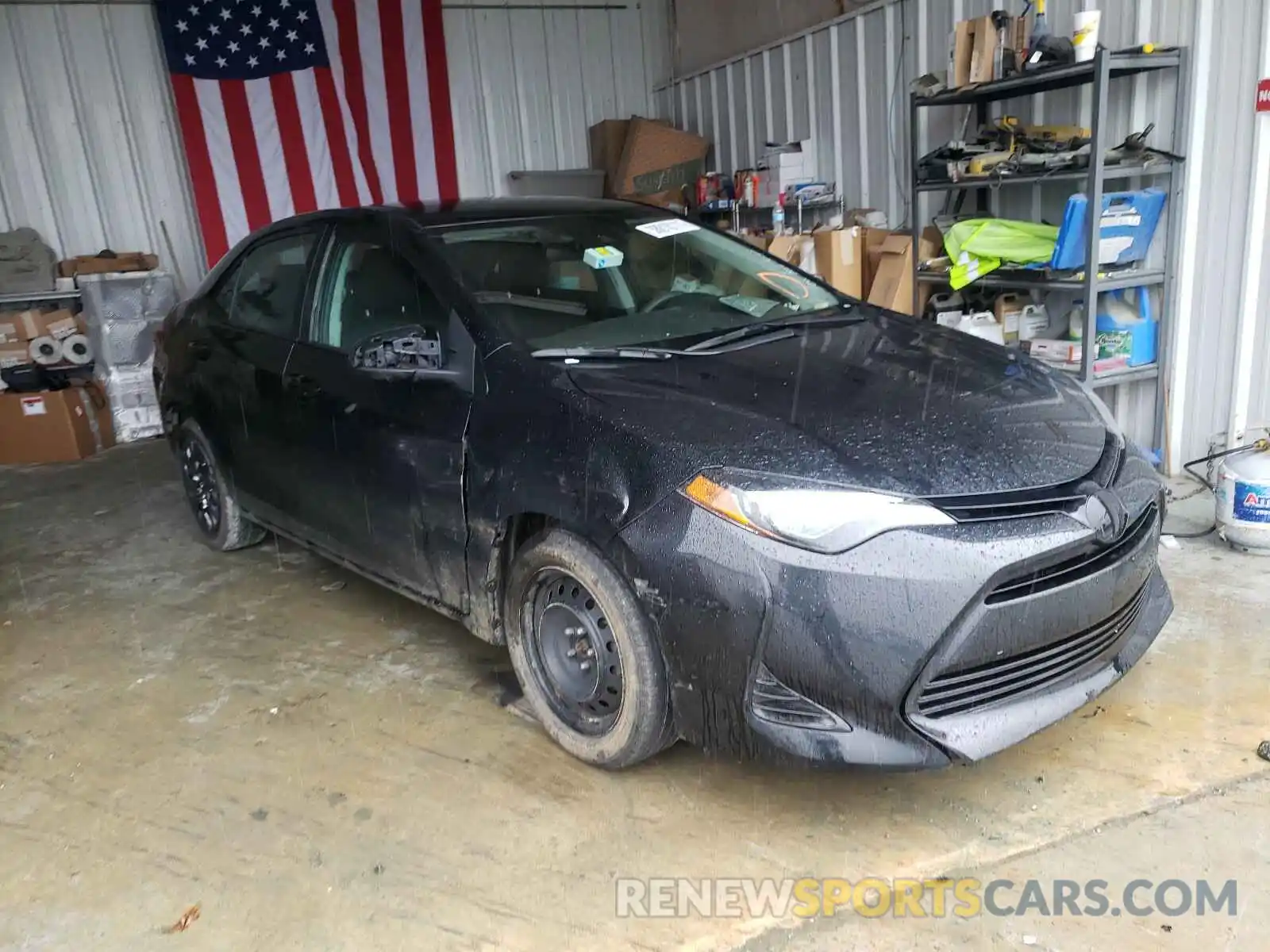 1 Photograph of a damaged car 2T1BURHE3KC238368 TOYOTA COROLLA 2019