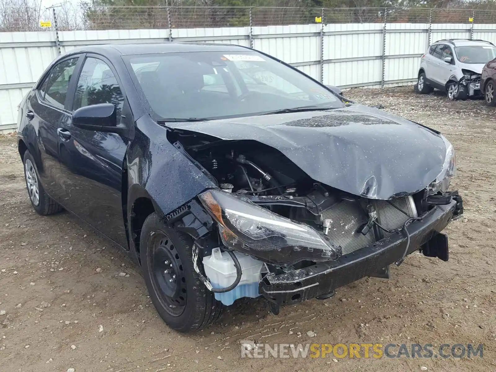 1 Photograph of a damaged car 2T1BURHE3KC238743 TOYOTA COROLLA 2019