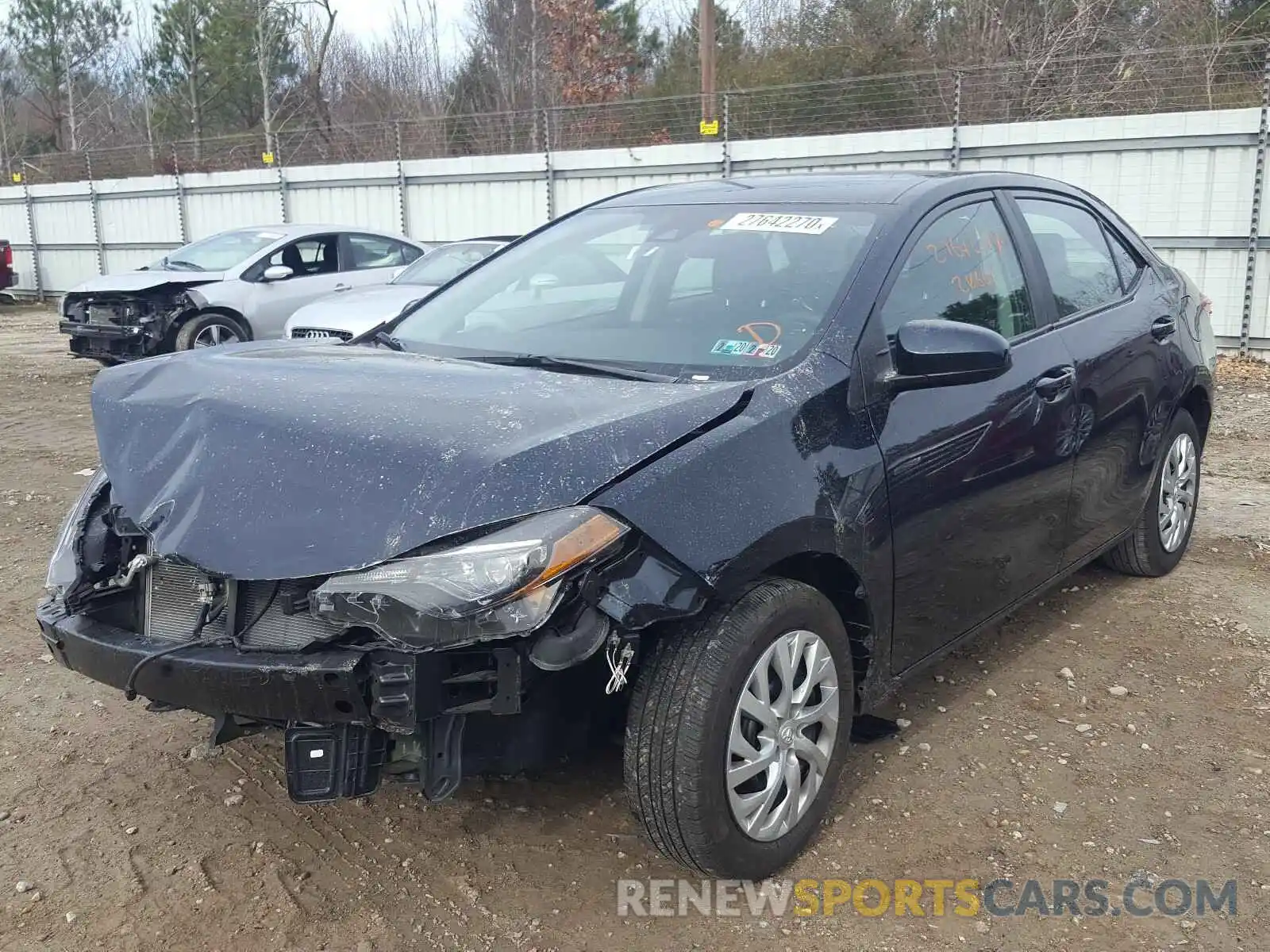 2 Photograph of a damaged car 2T1BURHE3KC238743 TOYOTA COROLLA 2019