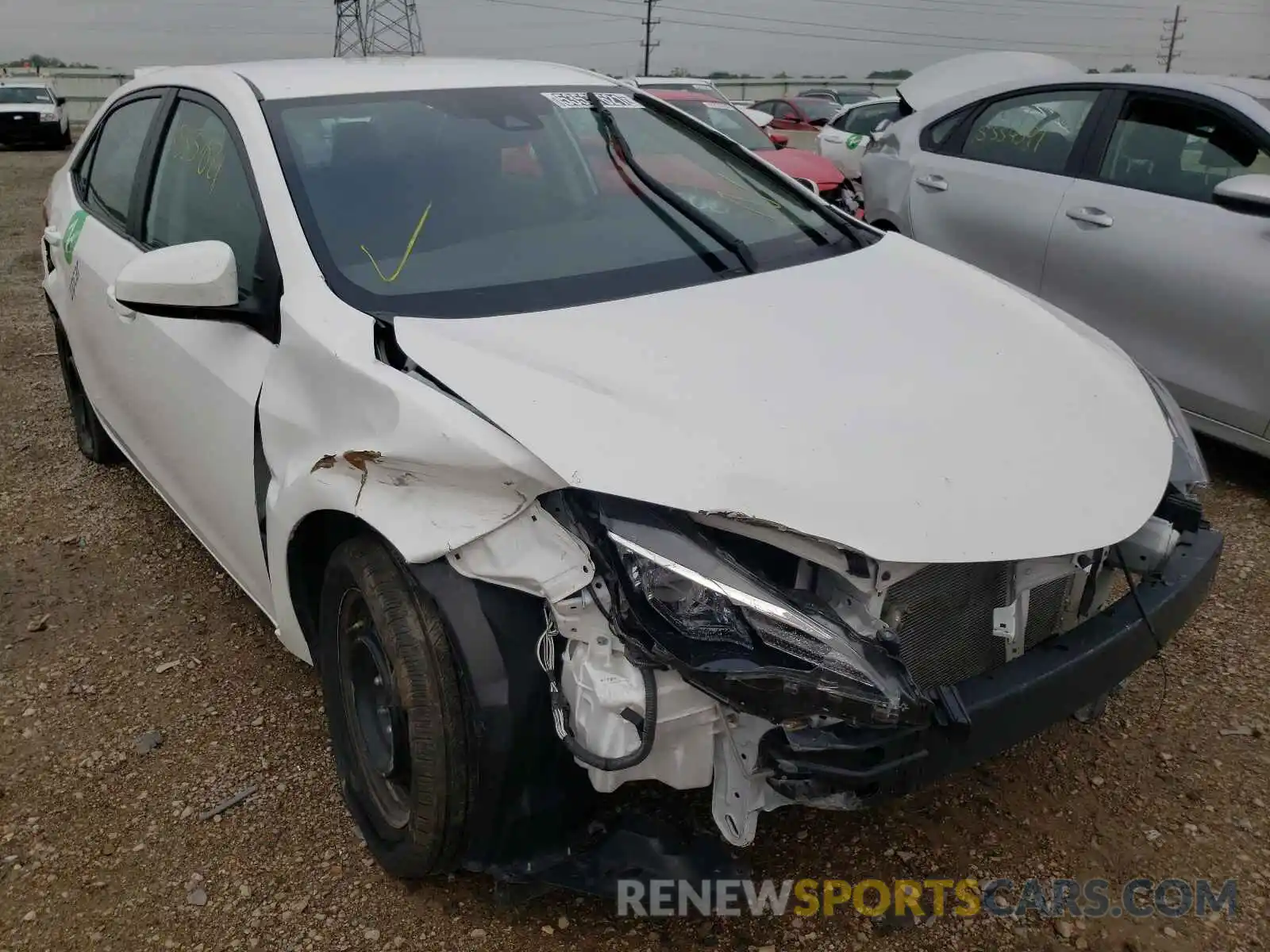 1 Photograph of a damaged car 2T1BURHE3KC238855 TOYOTA COROLLA 2019