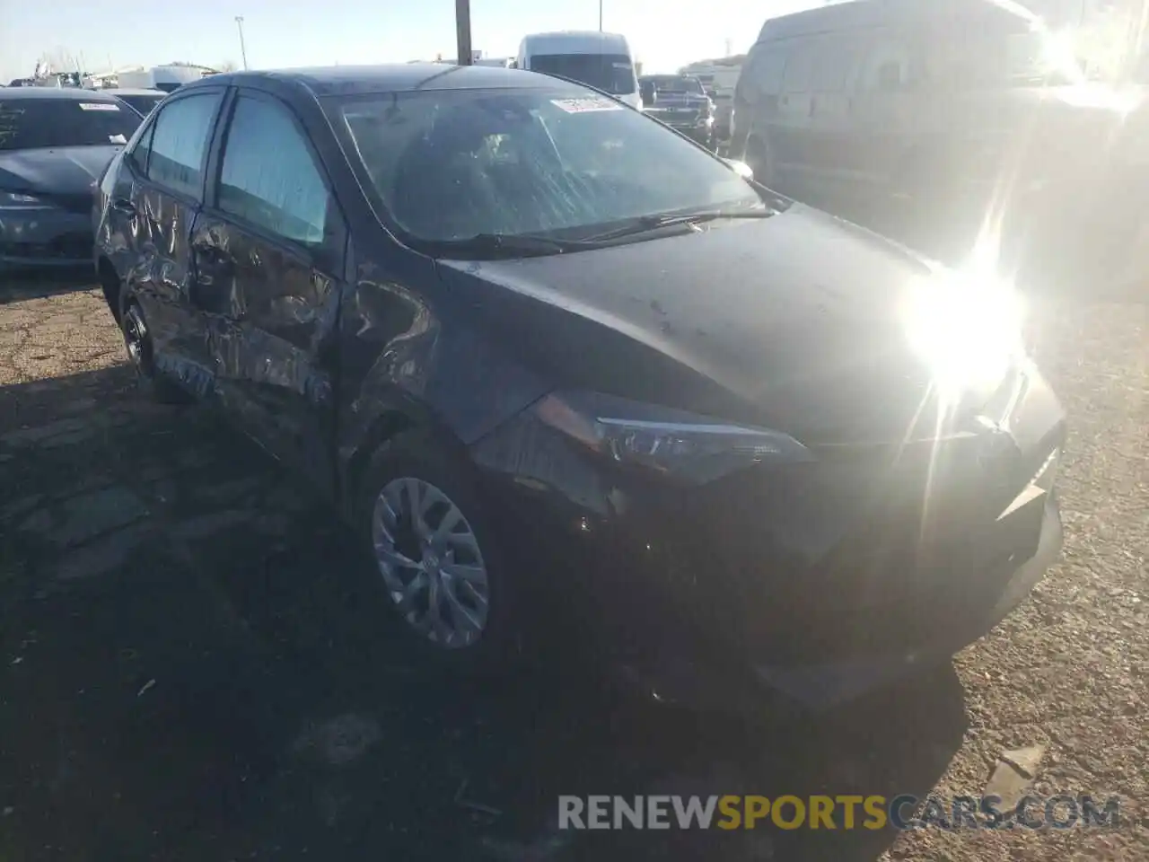 1 Photograph of a damaged car 2T1BURHE3KC239410 TOYOTA COROLLA 2019