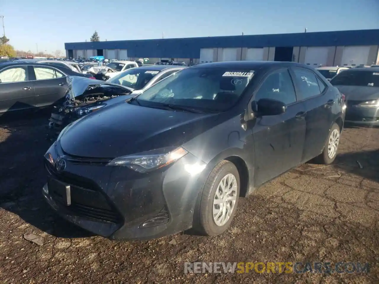 2 Photograph of a damaged car 2T1BURHE3KC239410 TOYOTA COROLLA 2019