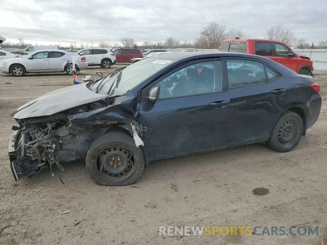 1 Photograph of a damaged car 2T1BURHE3KC240380 TOYOTA COROLLA 2019