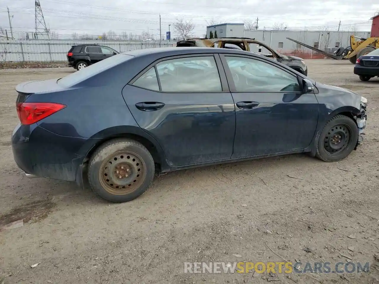 3 Photograph of a damaged car 2T1BURHE3KC240380 TOYOTA COROLLA 2019