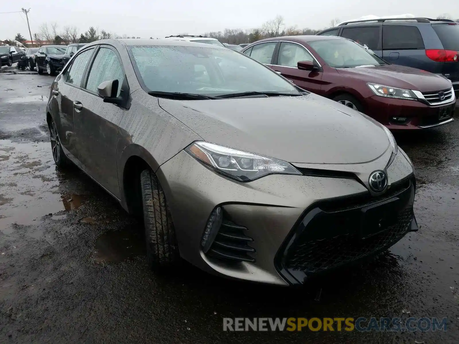 1 Photograph of a damaged car 2T1BURHE3KC240587 TOYOTA COROLLA 2019