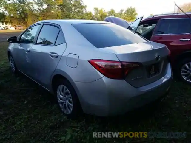 3 Photograph of a damaged car 2T1BURHE3KC240718 TOYOTA COROLLA 2019