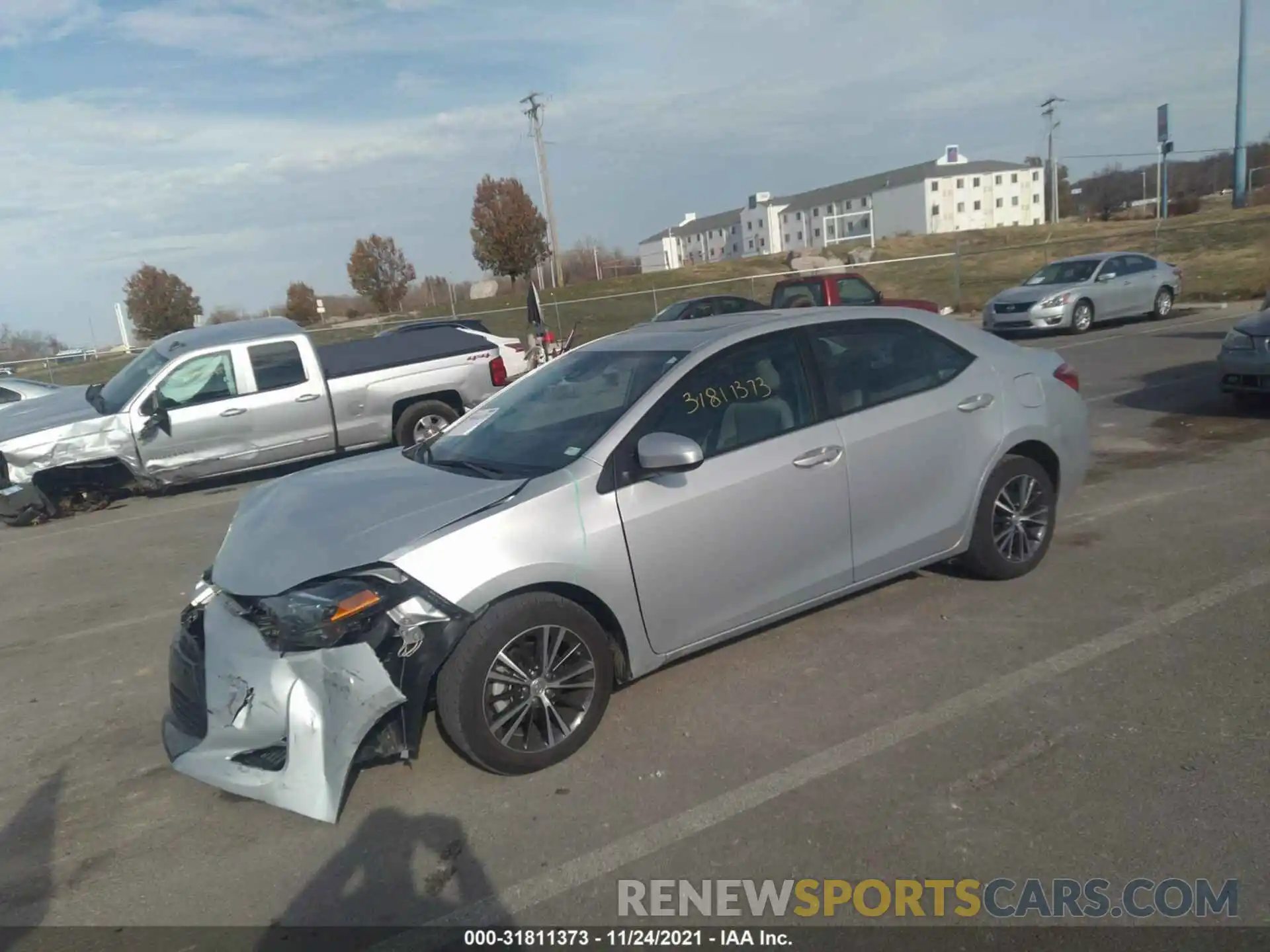 2 Photograph of a damaged car 2T1BURHE3KC241416 TOYOTA COROLLA 2019