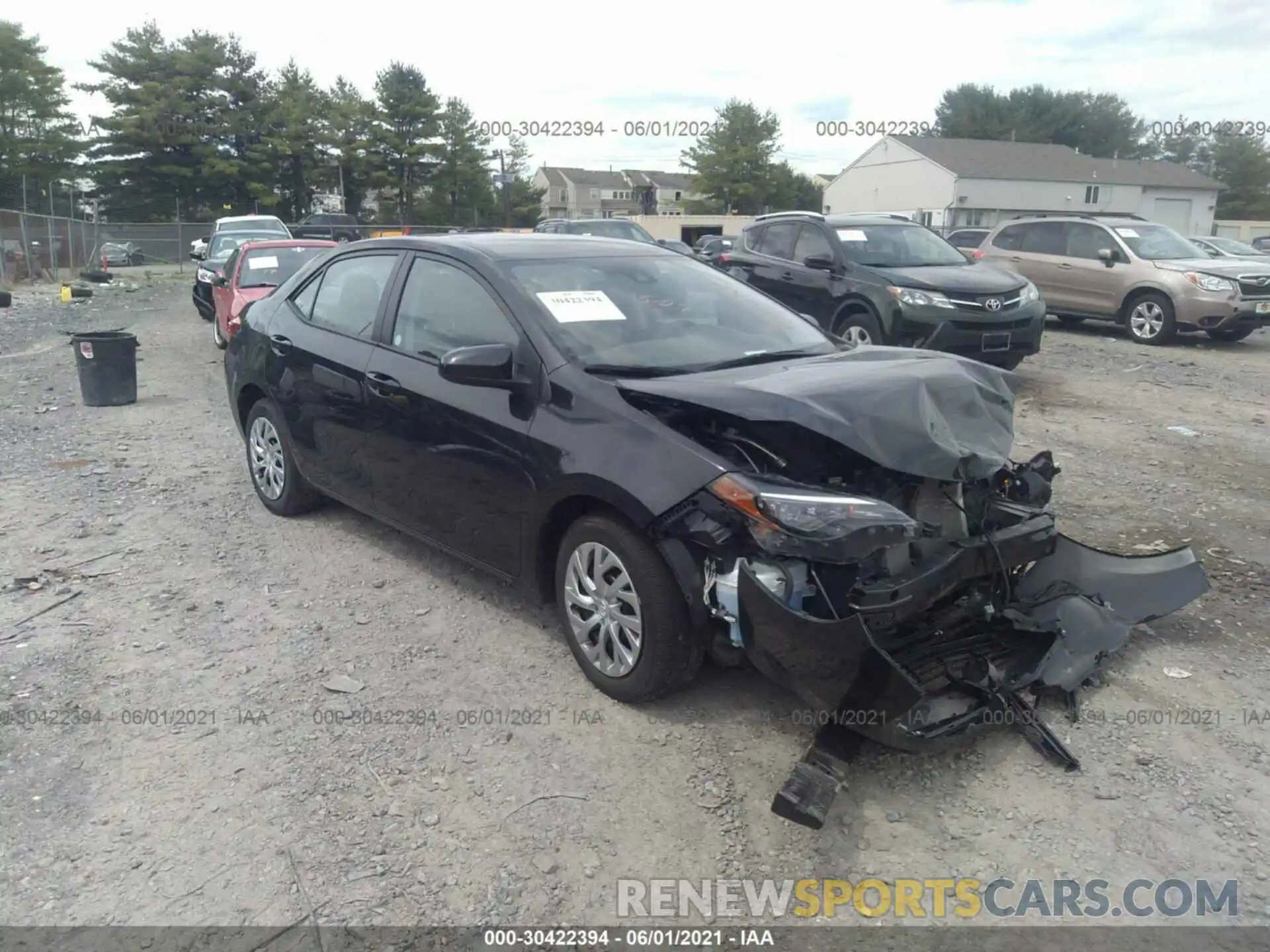 1 Photograph of a damaged car 2T1BURHE3KC241531 TOYOTA COROLLA 2019