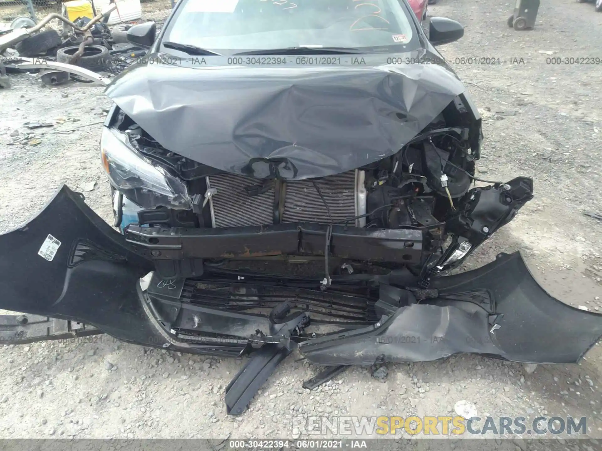 6 Photograph of a damaged car 2T1BURHE3KC241531 TOYOTA COROLLA 2019