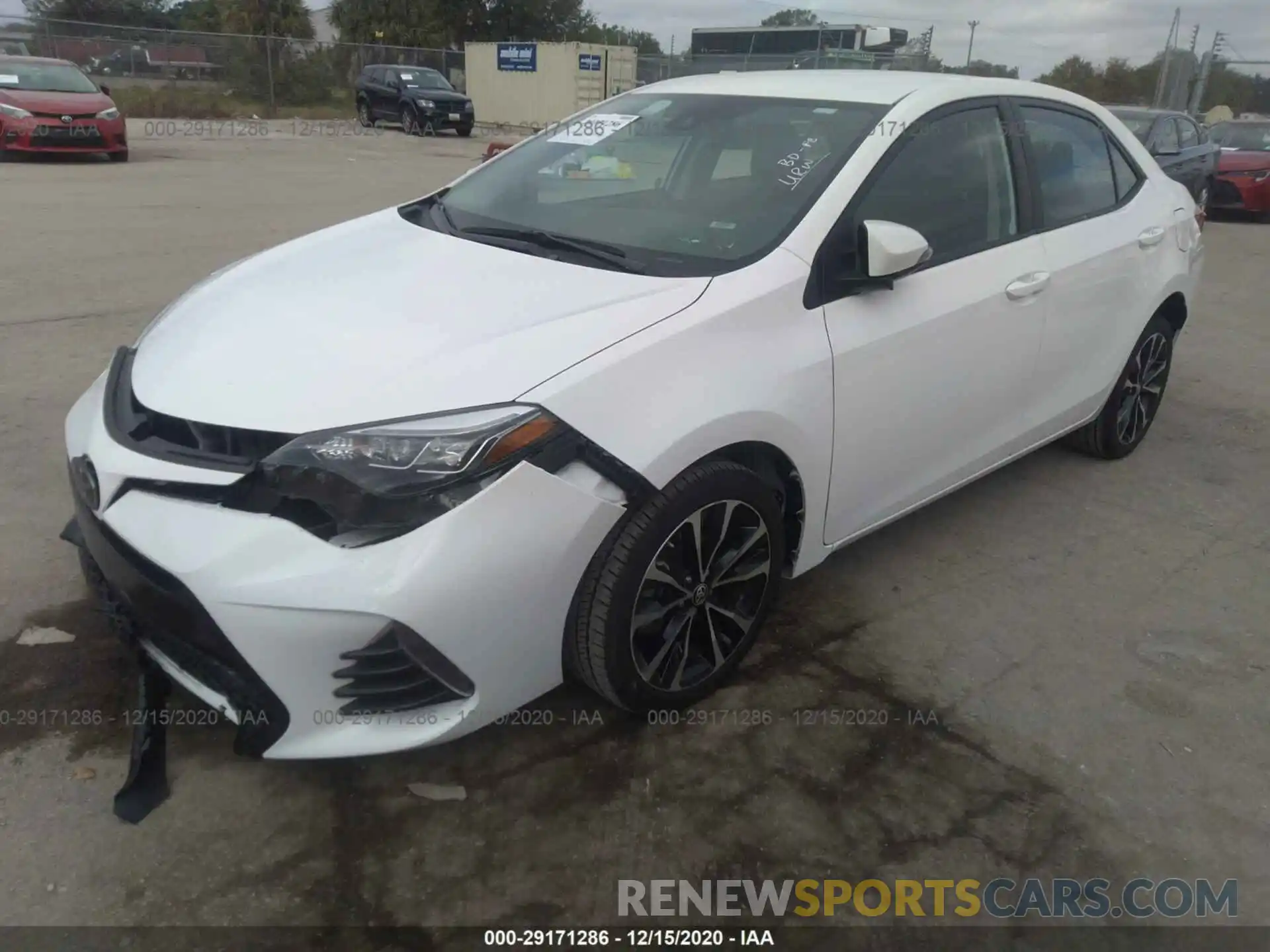 2 Photograph of a damaged car 2T1BURHE3KC241612 TOYOTA COROLLA 2019