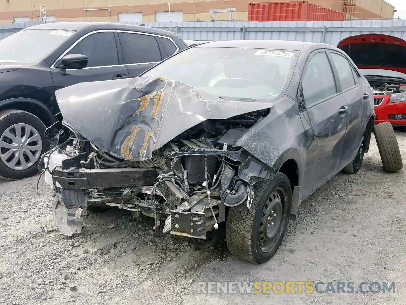 2 Photograph of a damaged car 2T1BURHE3KC241643 TOYOTA COROLLA 2019