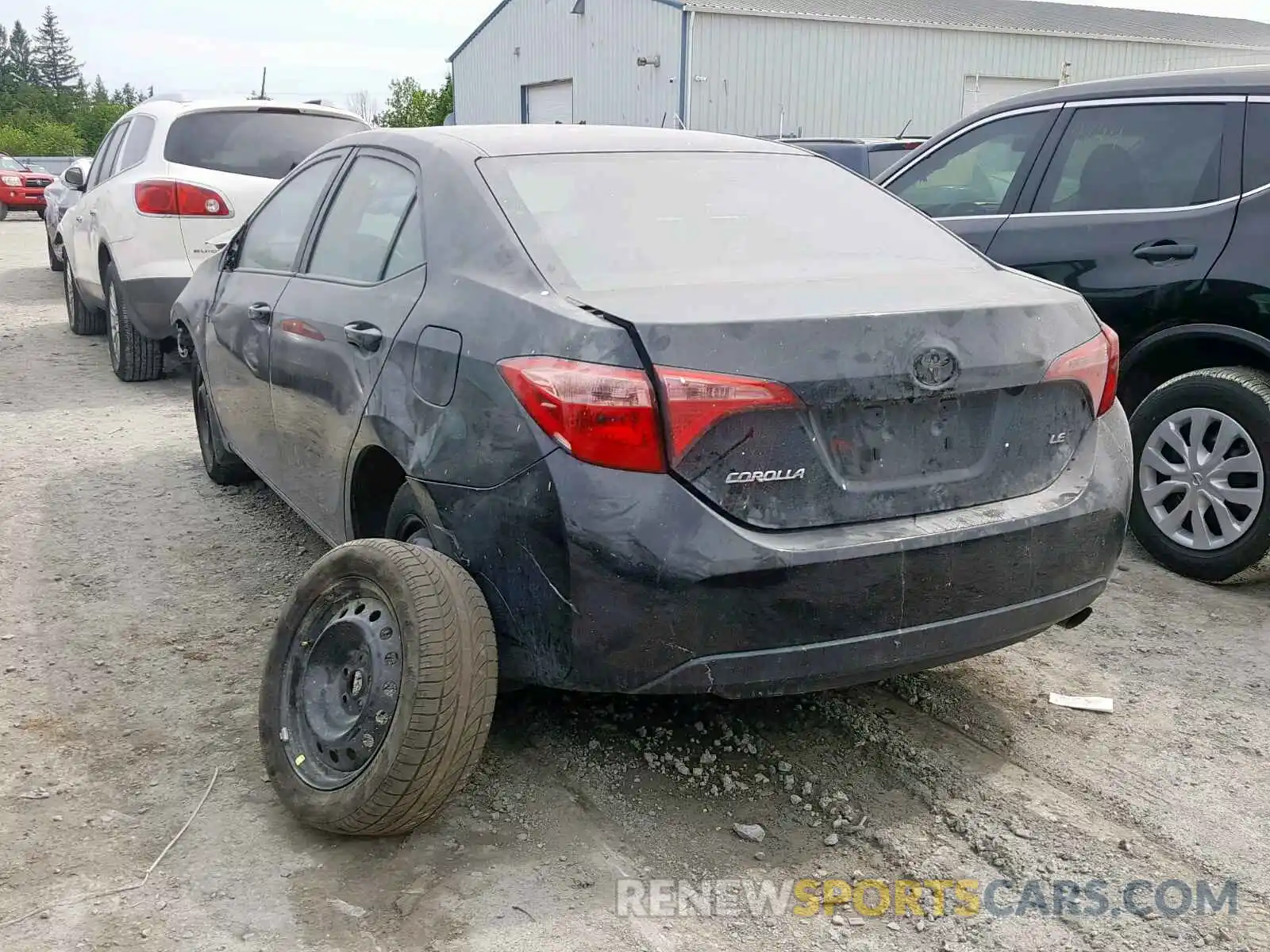 3 Photograph of a damaged car 2T1BURHE3KC241643 TOYOTA COROLLA 2019