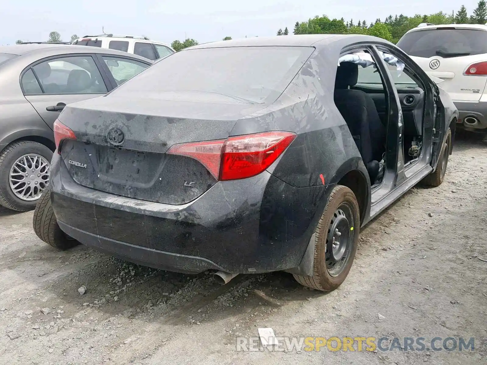 4 Photograph of a damaged car 2T1BURHE3KC241643 TOYOTA COROLLA 2019