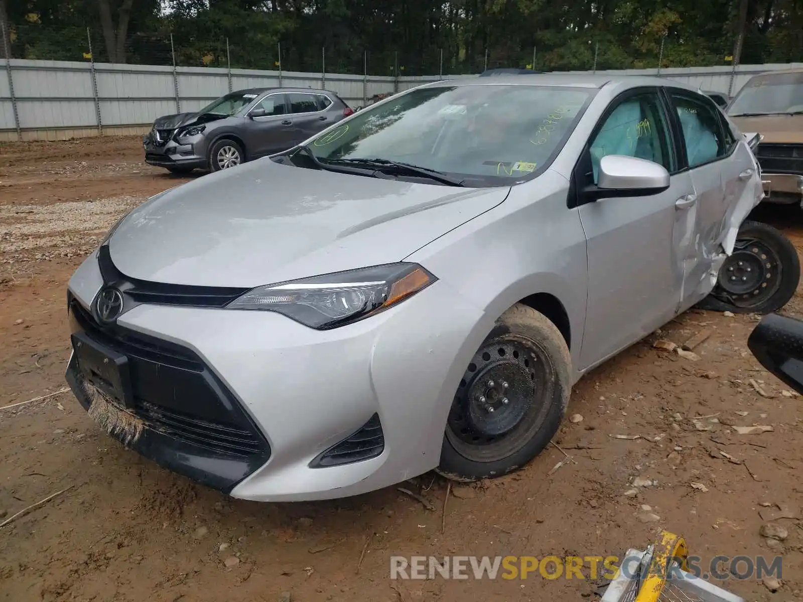 2 Photograph of a damaged car 2T1BURHE3KC241674 TOYOTA COROLLA 2019