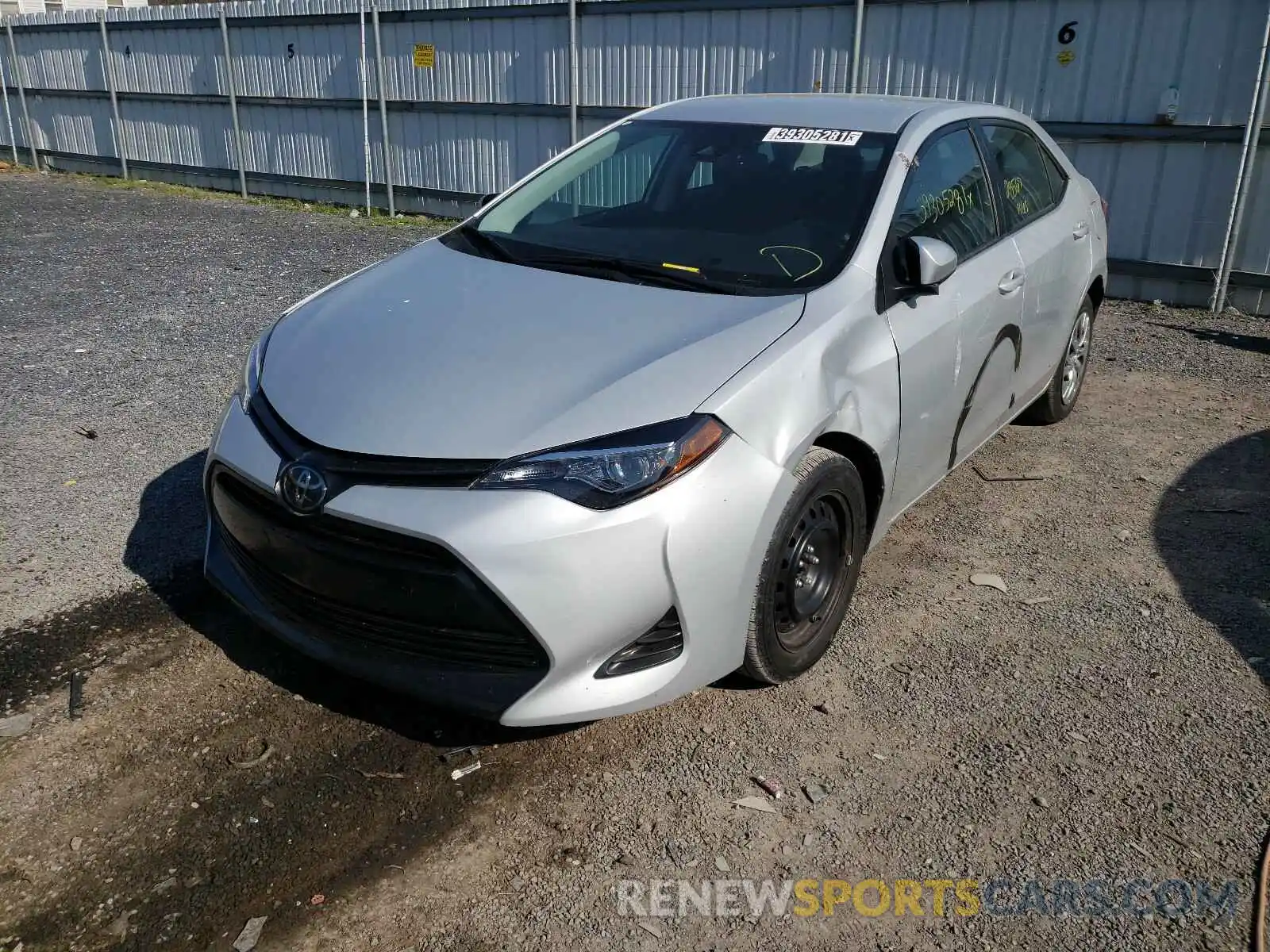 2 Photograph of a damaged car 2T1BURHE3KC241710 TOYOTA COROLLA 2019