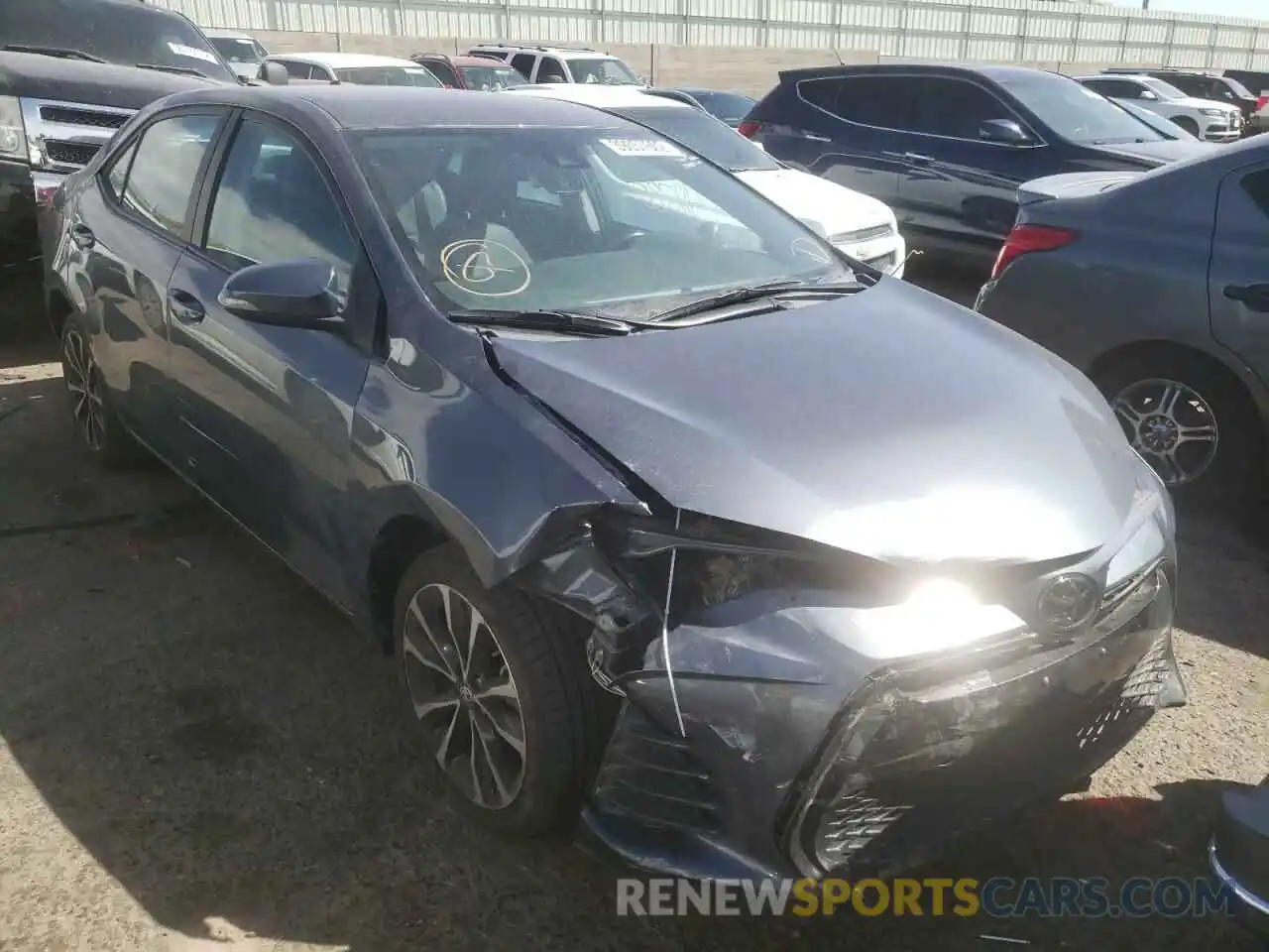 1 Photograph of a damaged car 2T1BURHE3KC241979 TOYOTA COROLLA 2019