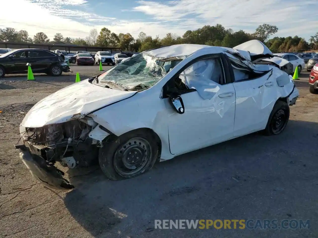 1 Photograph of a damaged car 2T1BURHE3KC242081 TOYOTA COROLLA 2019