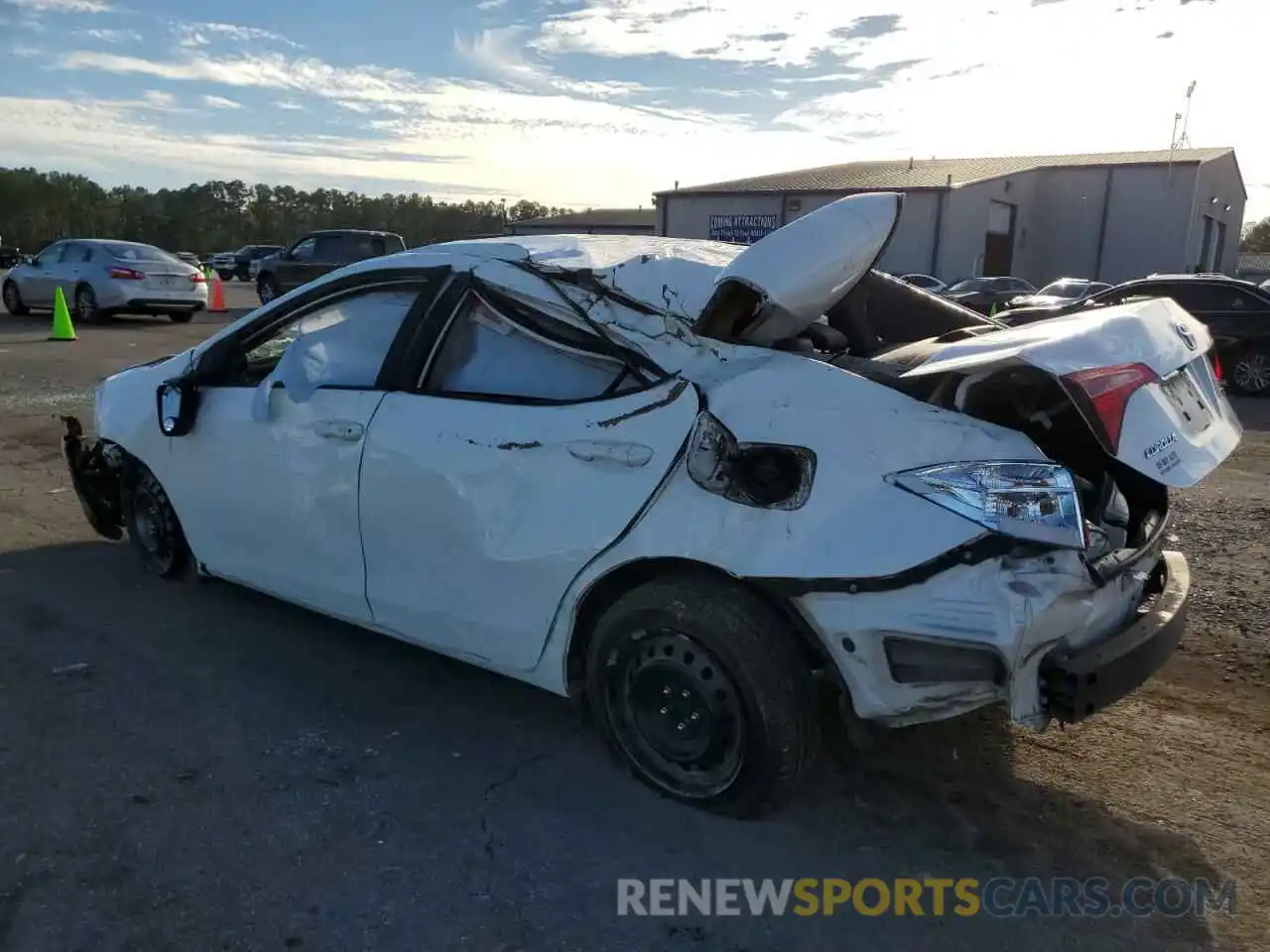 2 Photograph of a damaged car 2T1BURHE3KC242081 TOYOTA COROLLA 2019