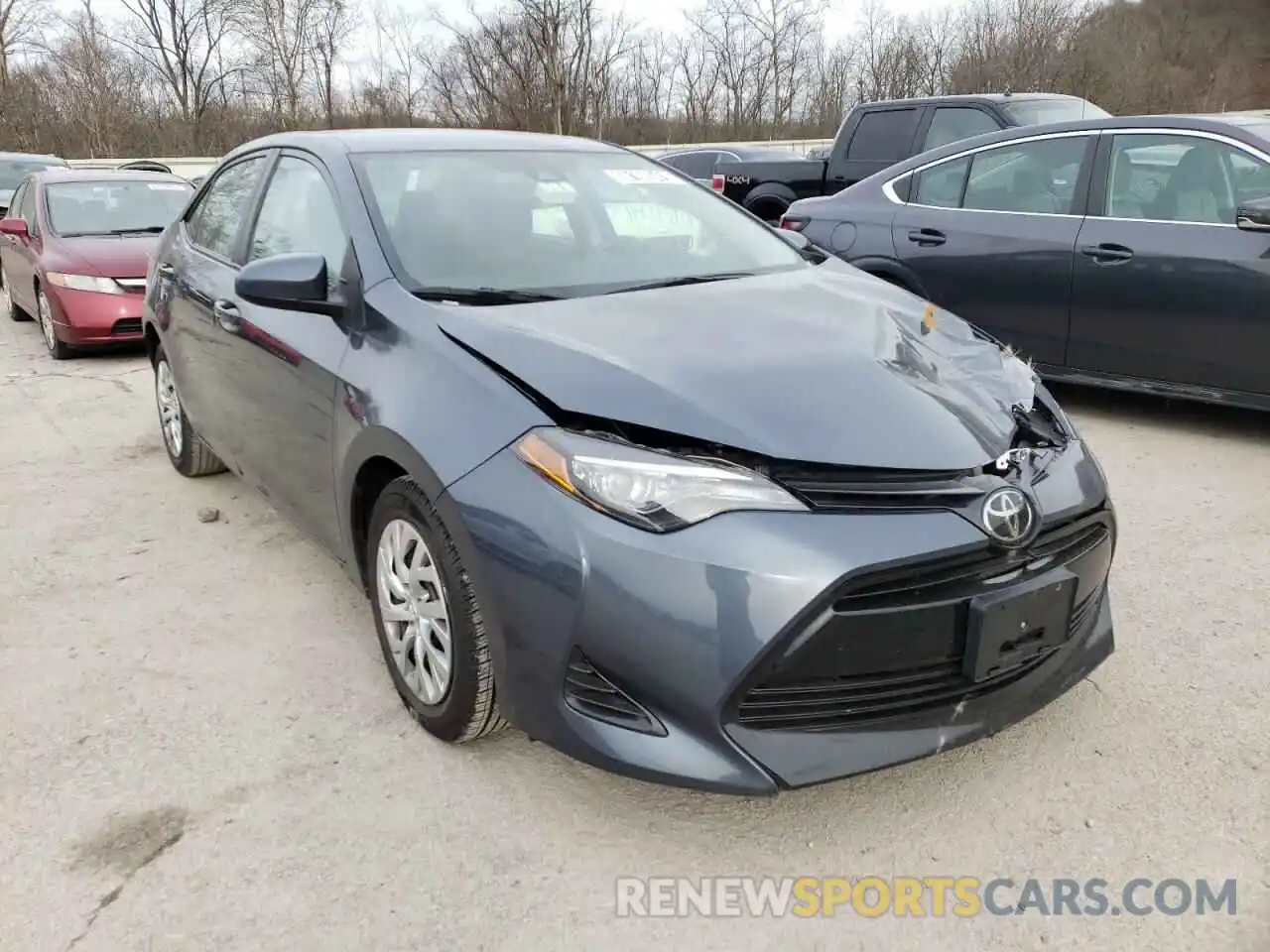 1 Photograph of a damaged car 2T1BURHE3KC242243 TOYOTA COROLLA 2019