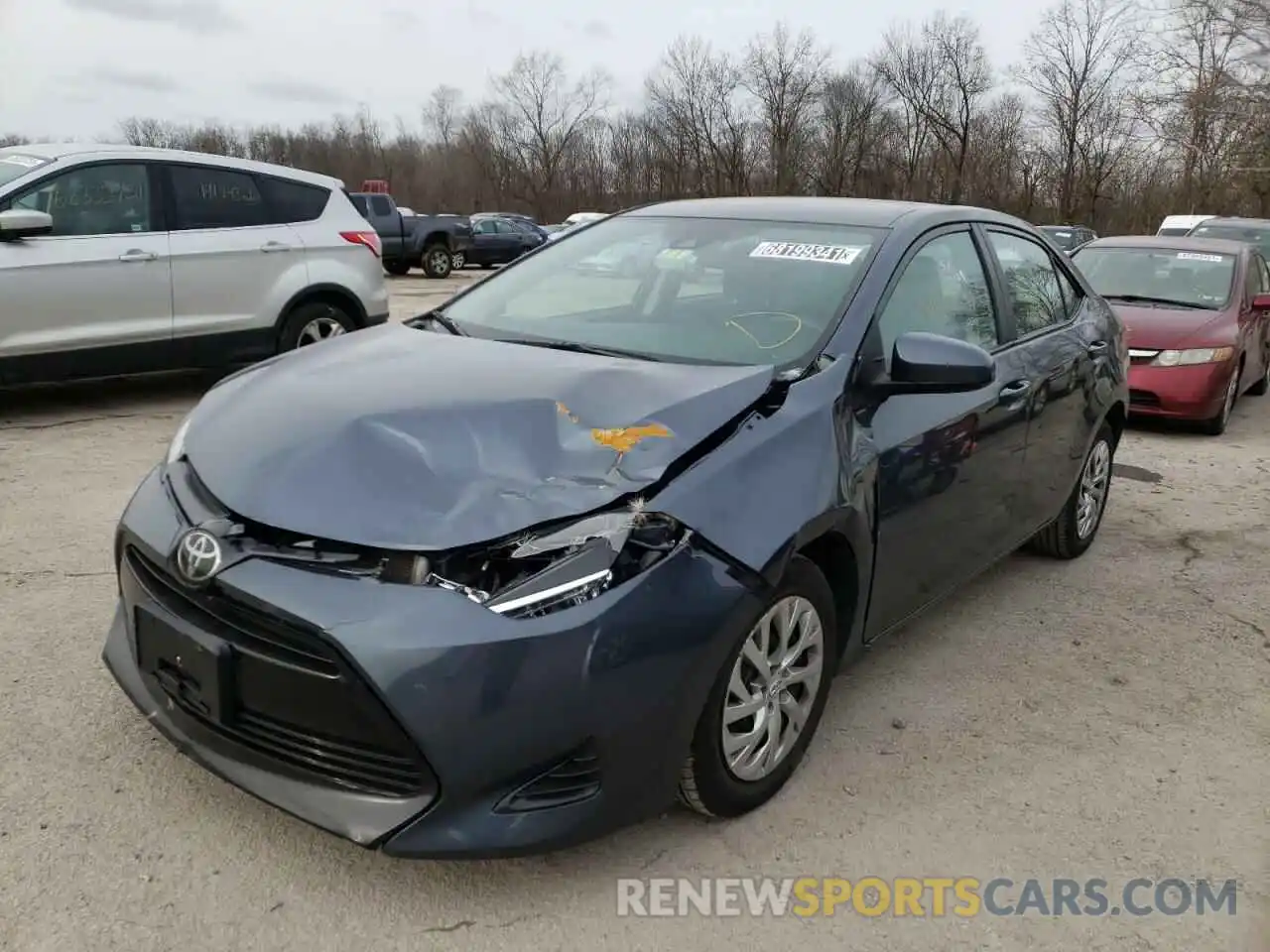 2 Photograph of a damaged car 2T1BURHE3KC242243 TOYOTA COROLLA 2019