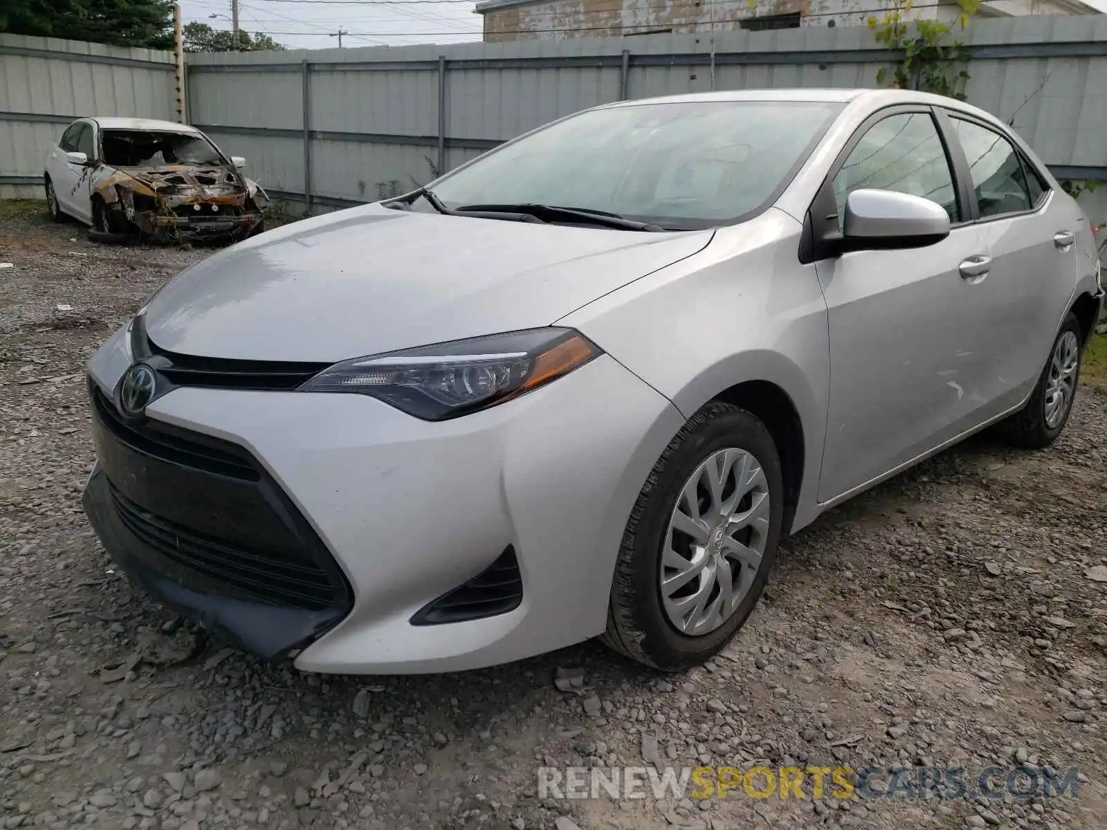 2 Photograph of a damaged car 2T1BURHE3KC242260 TOYOTA COROLLA 2019