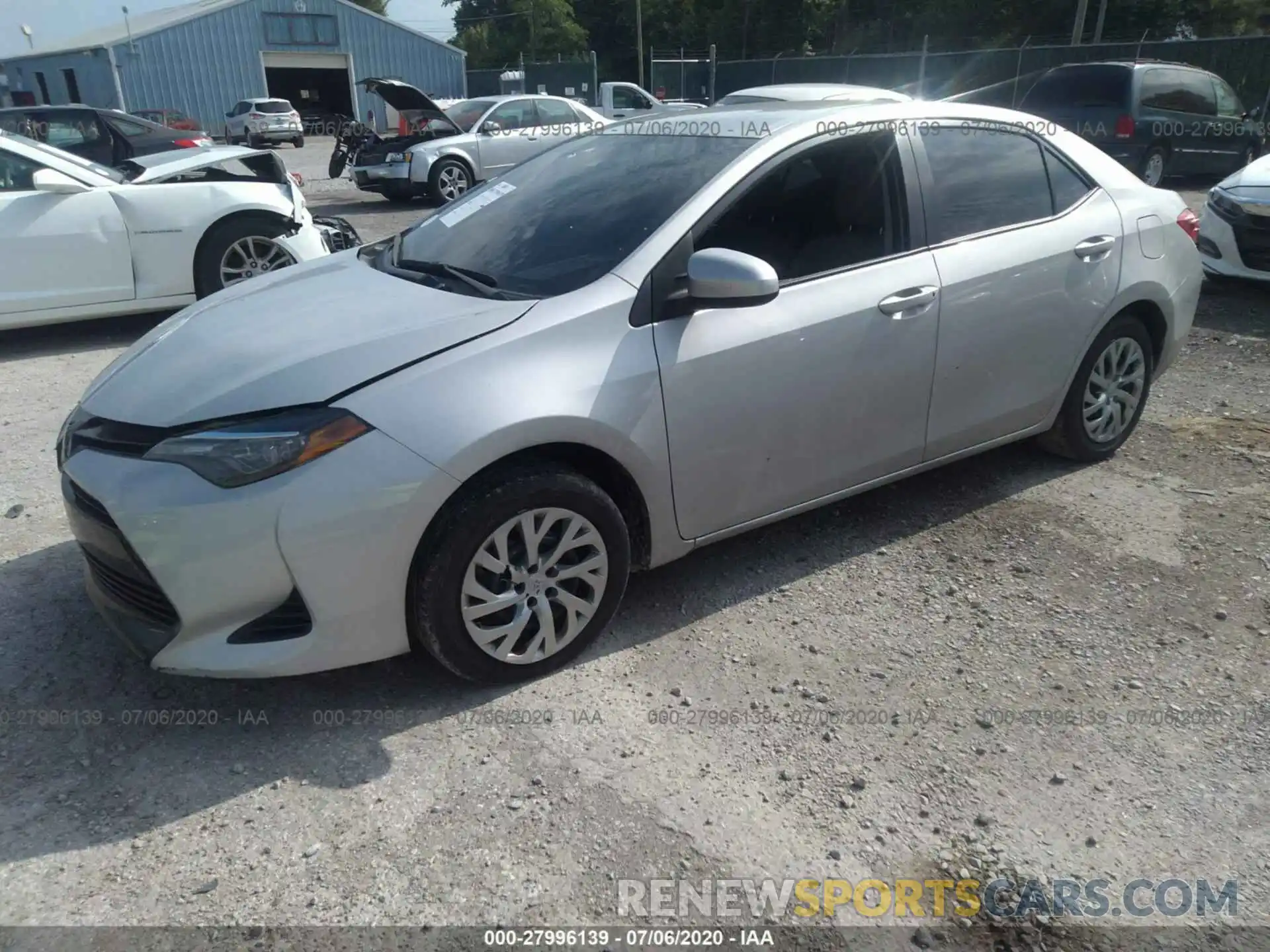 2 Photograph of a damaged car 2T1BURHE3KC244123 TOYOTA COROLLA 2019