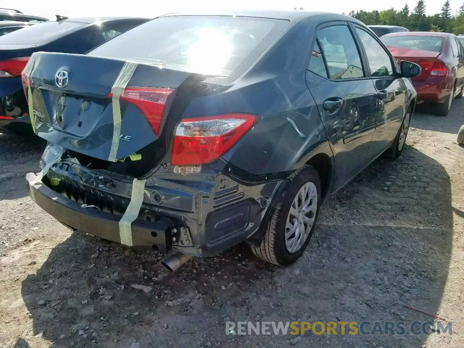 4 Photograph of a damaged car 2T1BURHE3KC244736 TOYOTA COROLLA 2019