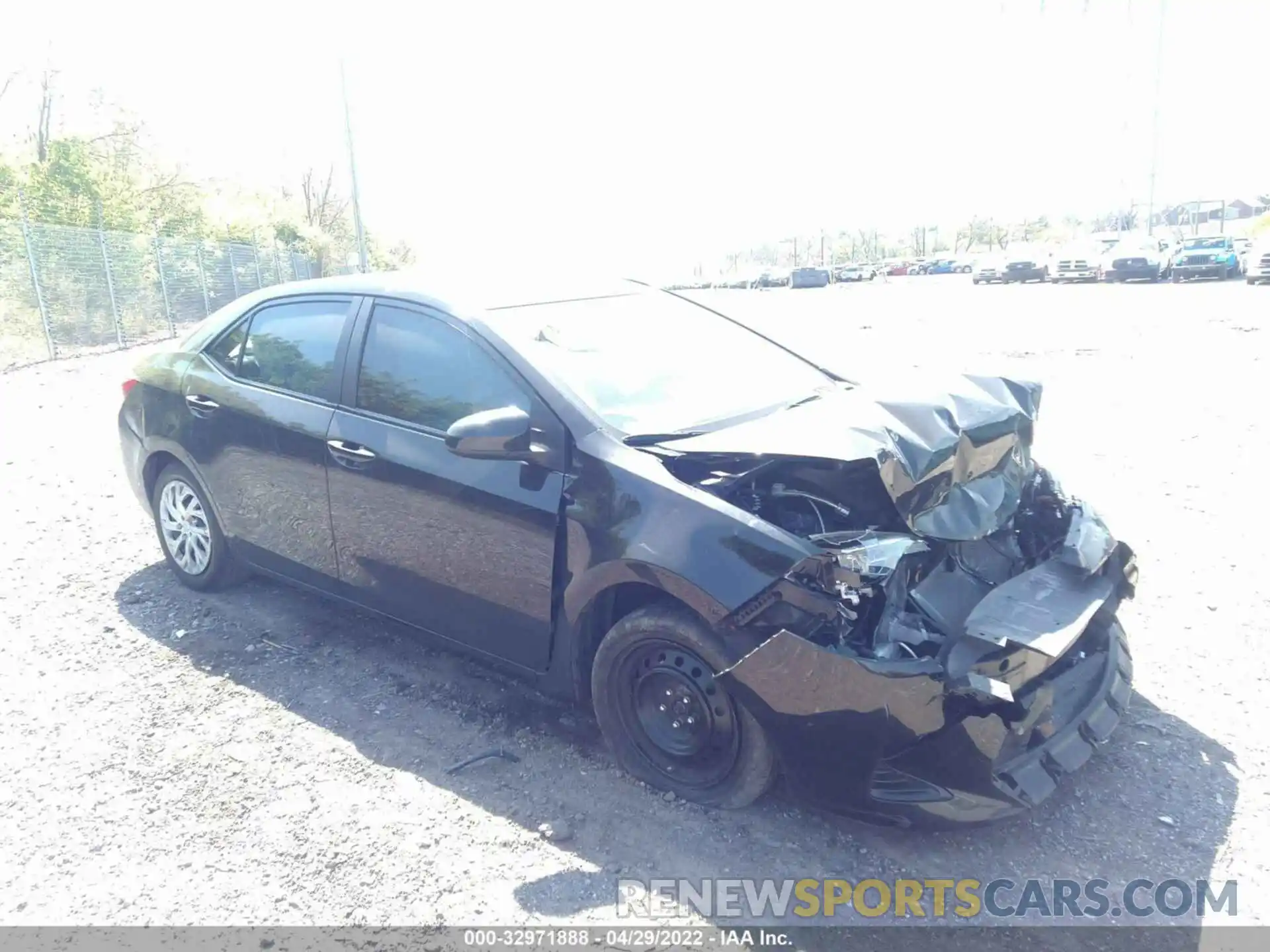 1 Photograph of a damaged car 2T1BURHE3KC245224 TOYOTA COROLLA 2019