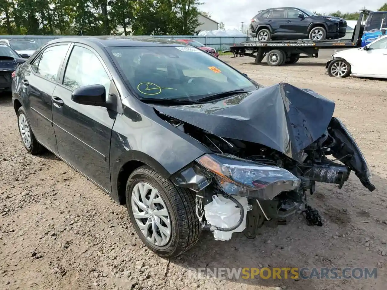 1 Photograph of a damaged car 2T1BURHE3KC245417 TOYOTA COROLLA 2019