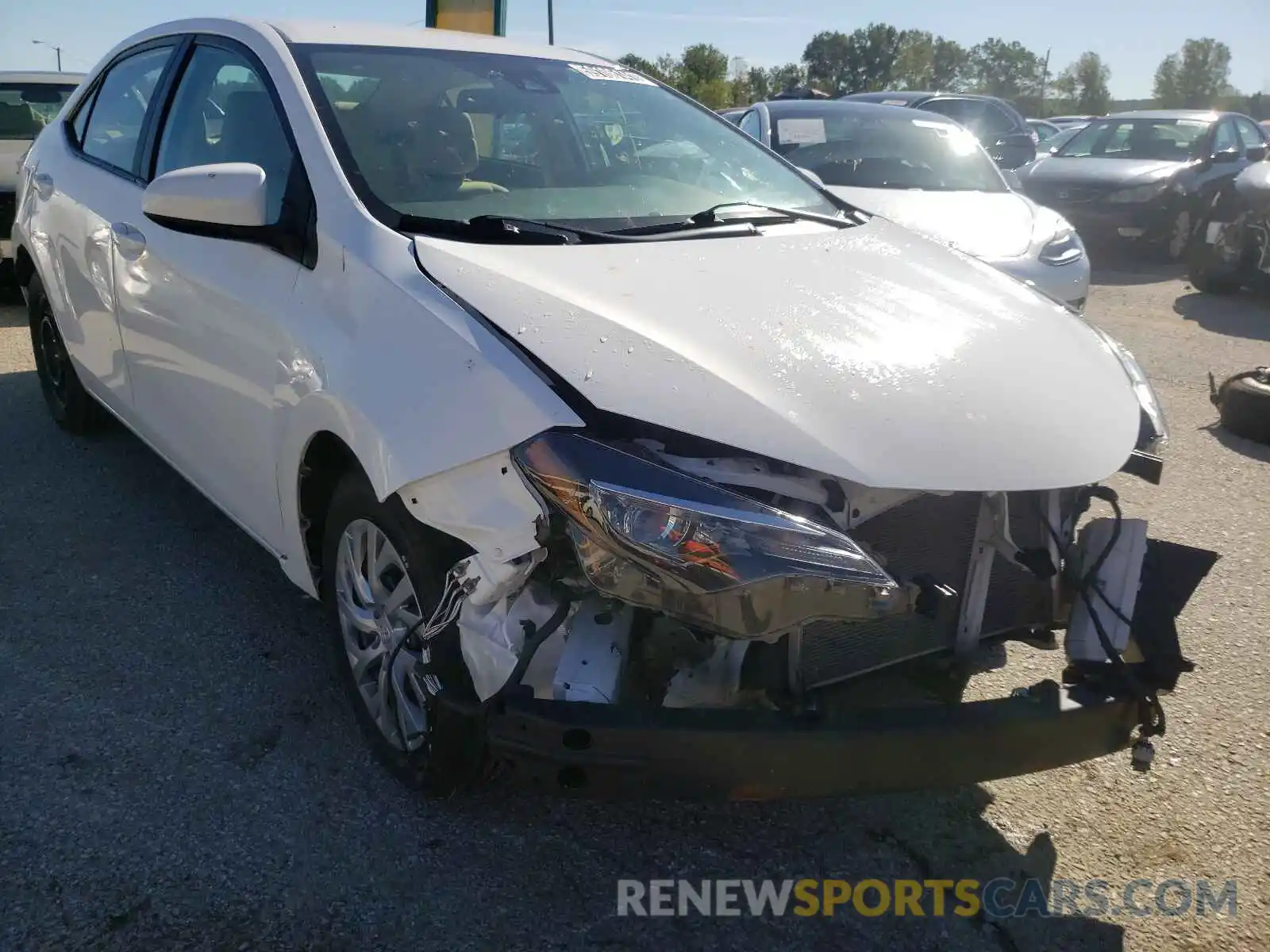 1 Photograph of a damaged car 2T1BURHE3KC245644 TOYOTA COROLLA 2019