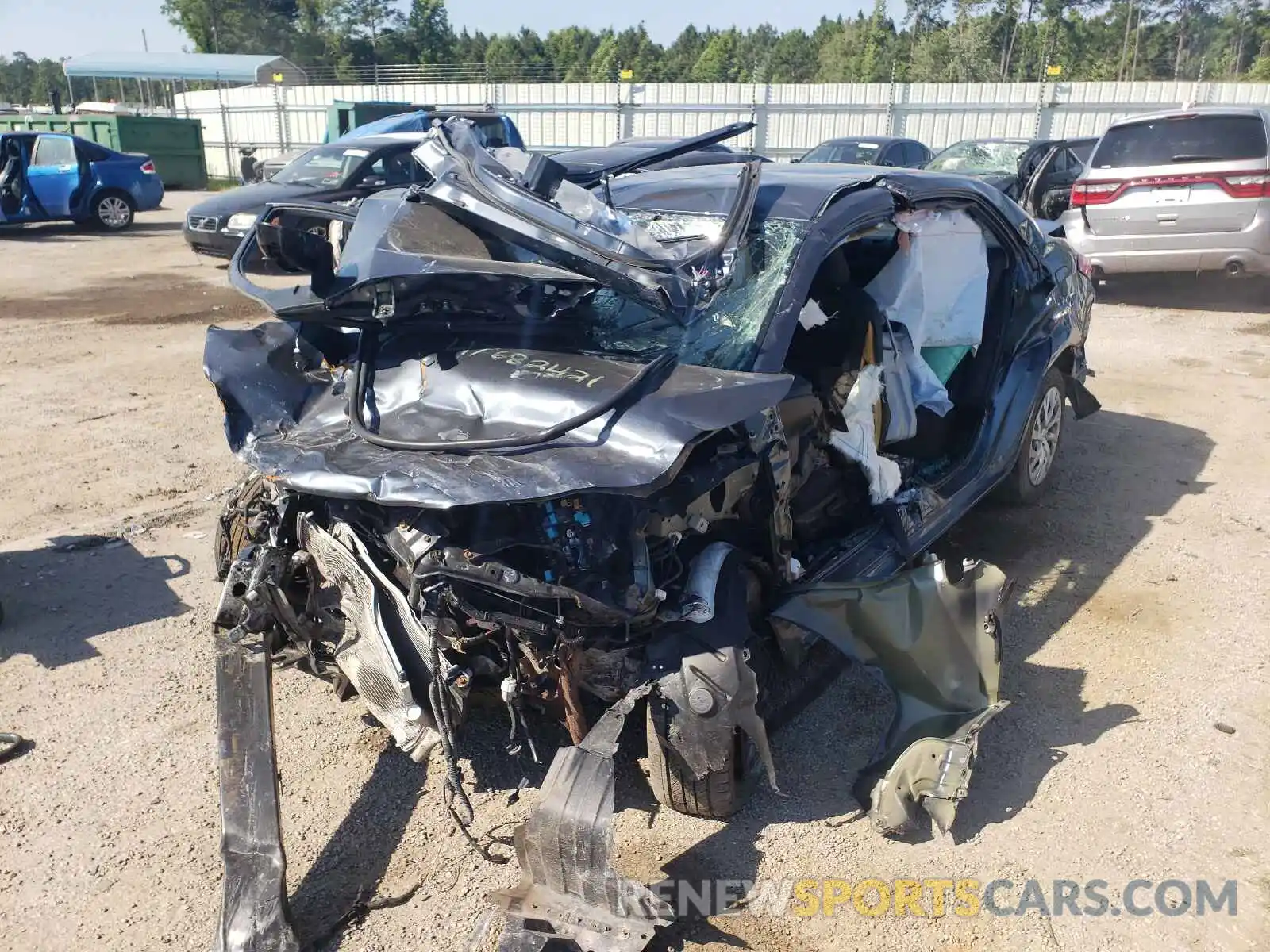 2 Photograph of a damaged car 2T1BURHE3KC246065 TOYOTA COROLLA 2019