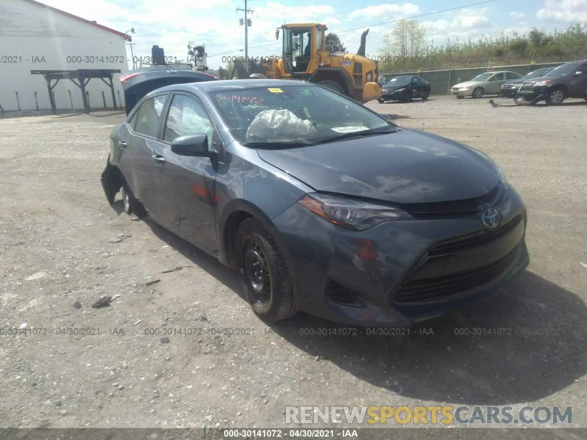 1 Photograph of a damaged car 2T1BURHE3KC246860 TOYOTA COROLLA 2019